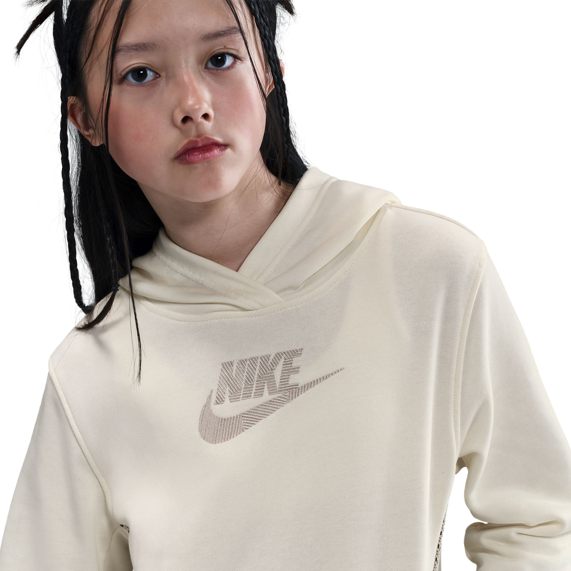 NIKE-K-French-Terry-Hoodie-Soft-Pearl---Light-Orewood-Brown