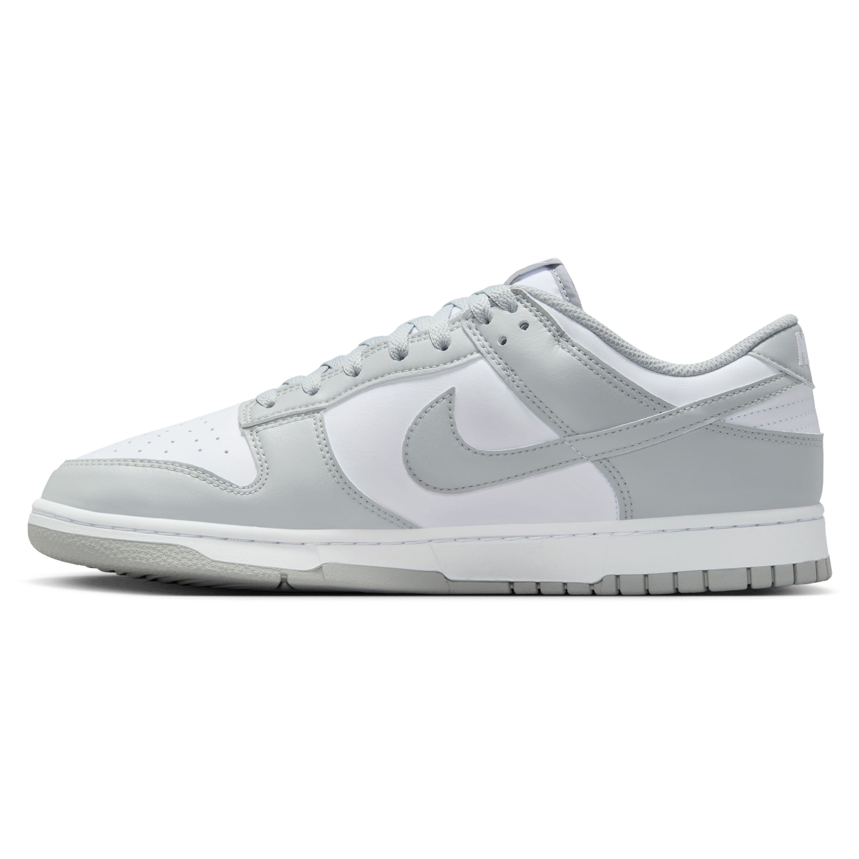 Nike Dunk Low Retro Shoe - Men's - White / Light Smoke Grey / White 10 Regular