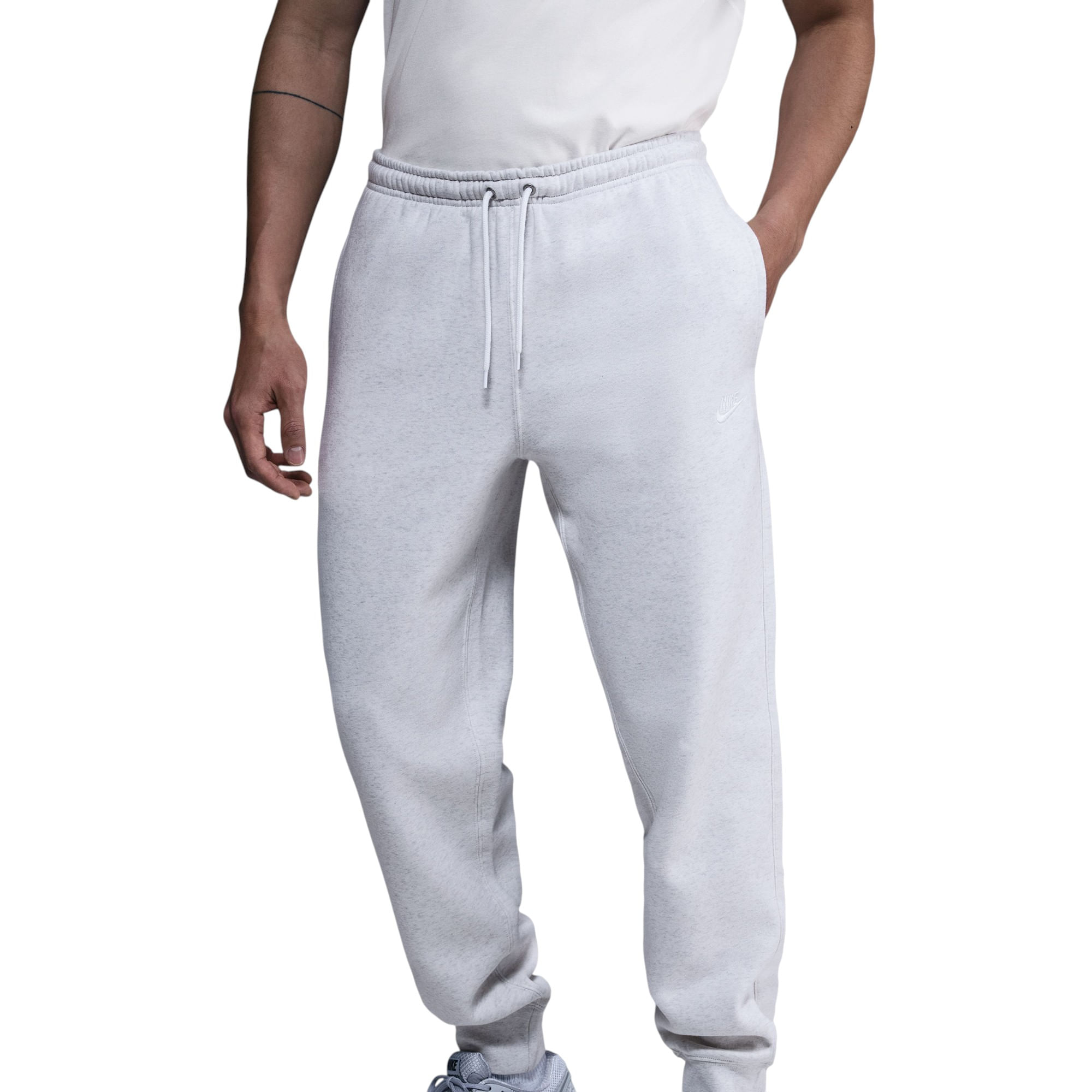Nike-Club-Joggers---Men-s-Birch-Heather---White---White