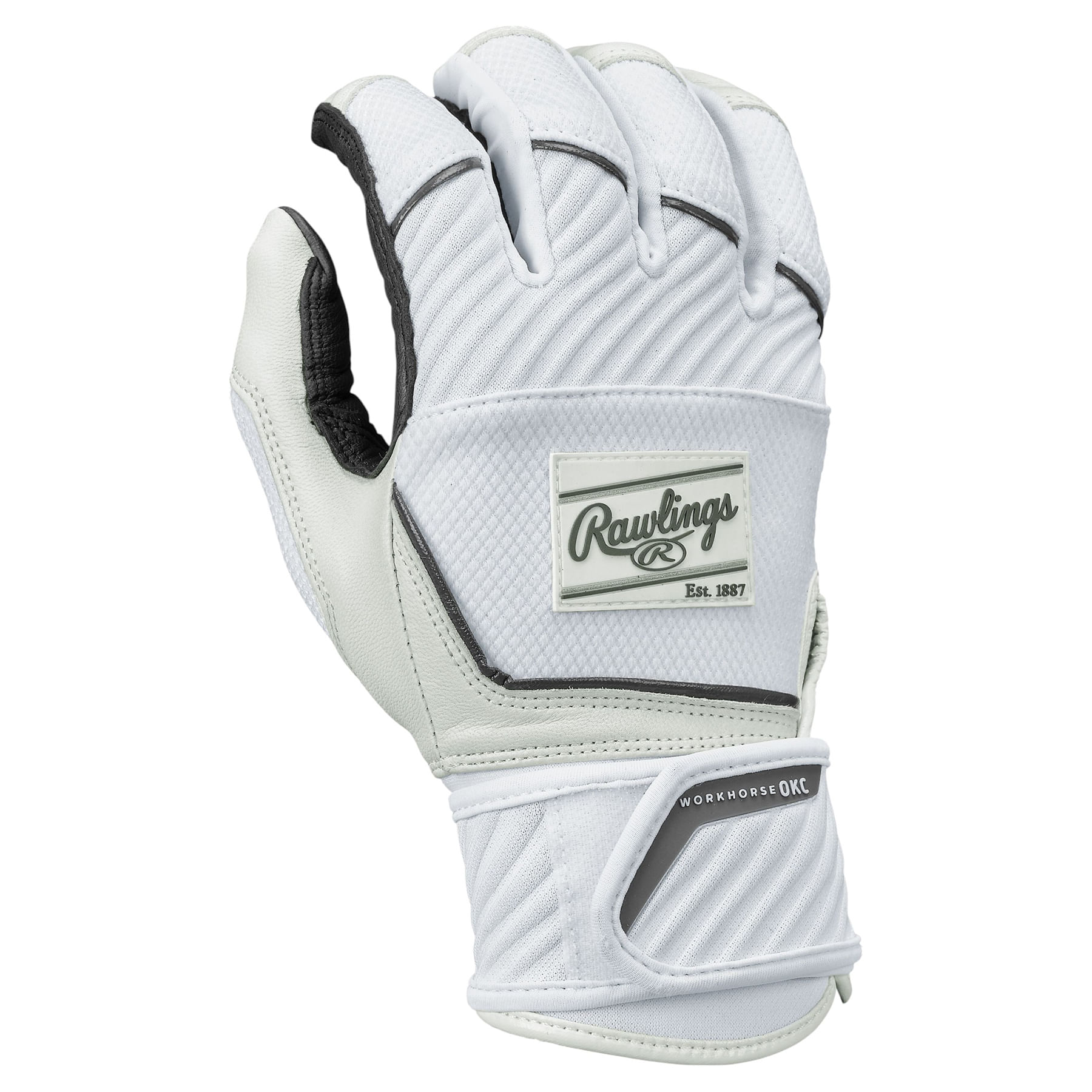 Rawlings-Workhorse-OKC-Compression-Strap-Soft-Batting-Glove---Women-s-White
