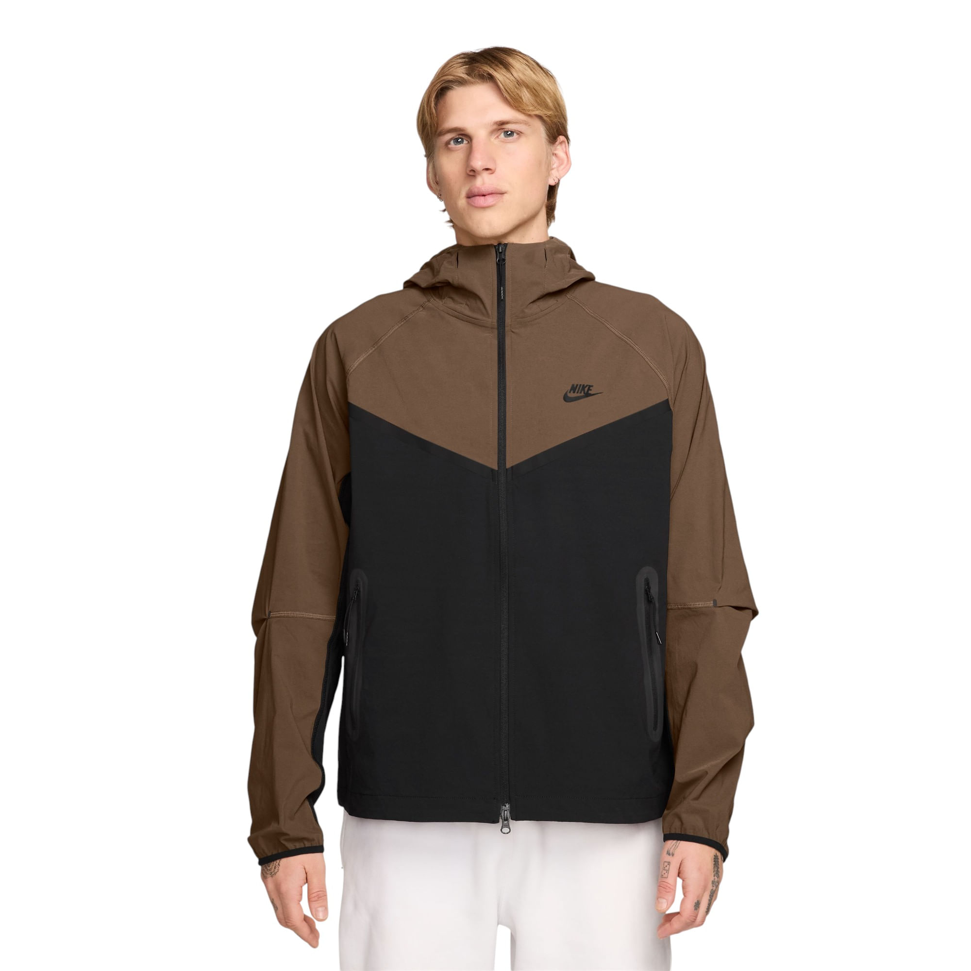 Nike-Tech-Woven-Jacket---Men-s-Black---Mosswood-Brown---Black