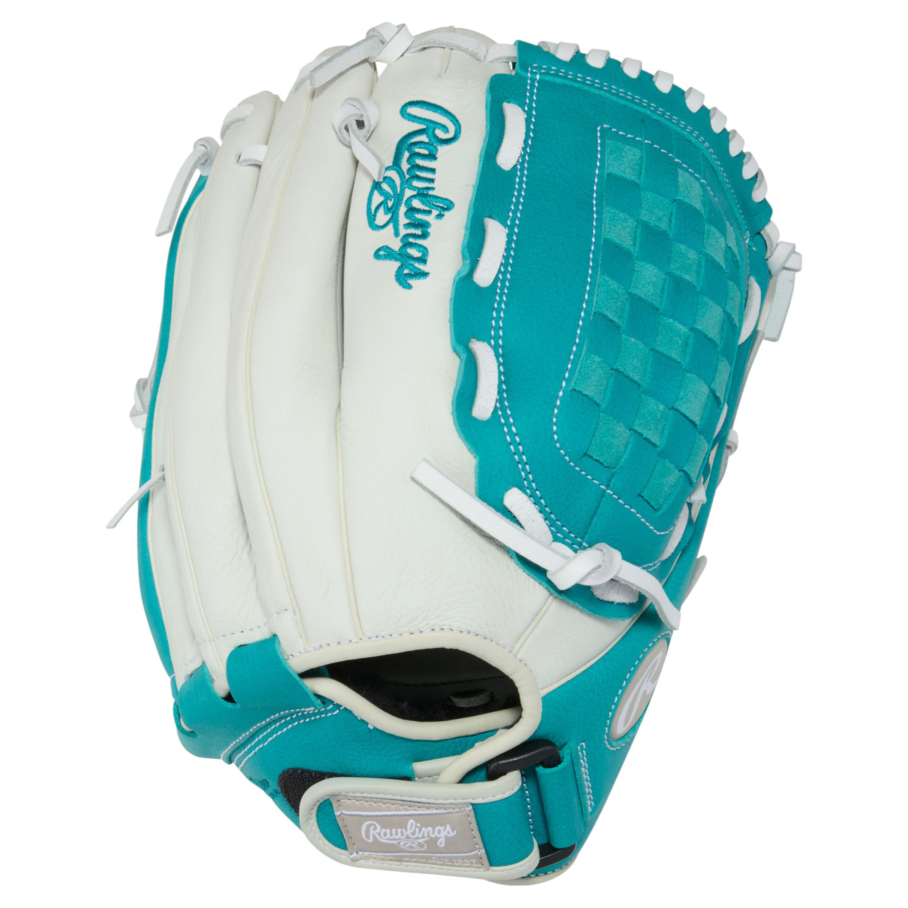 Rawlings-Shut-Out-12.5--Fastpitch-Softball-Glove-White---Teal