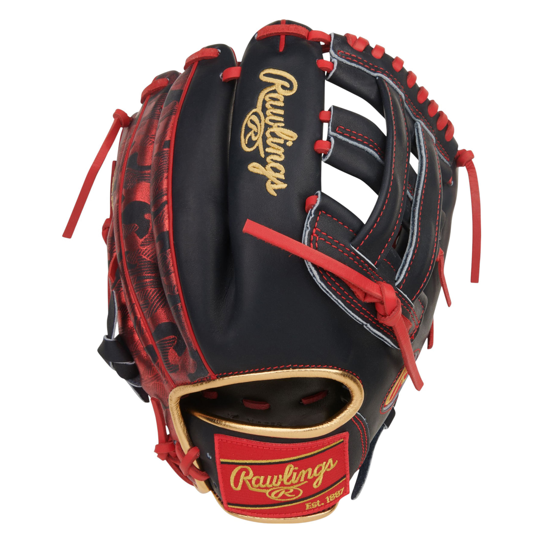 Rawlings-Heart-of-The-Hide-12--Infield-Baseball-Glove-Navy---Scarlet