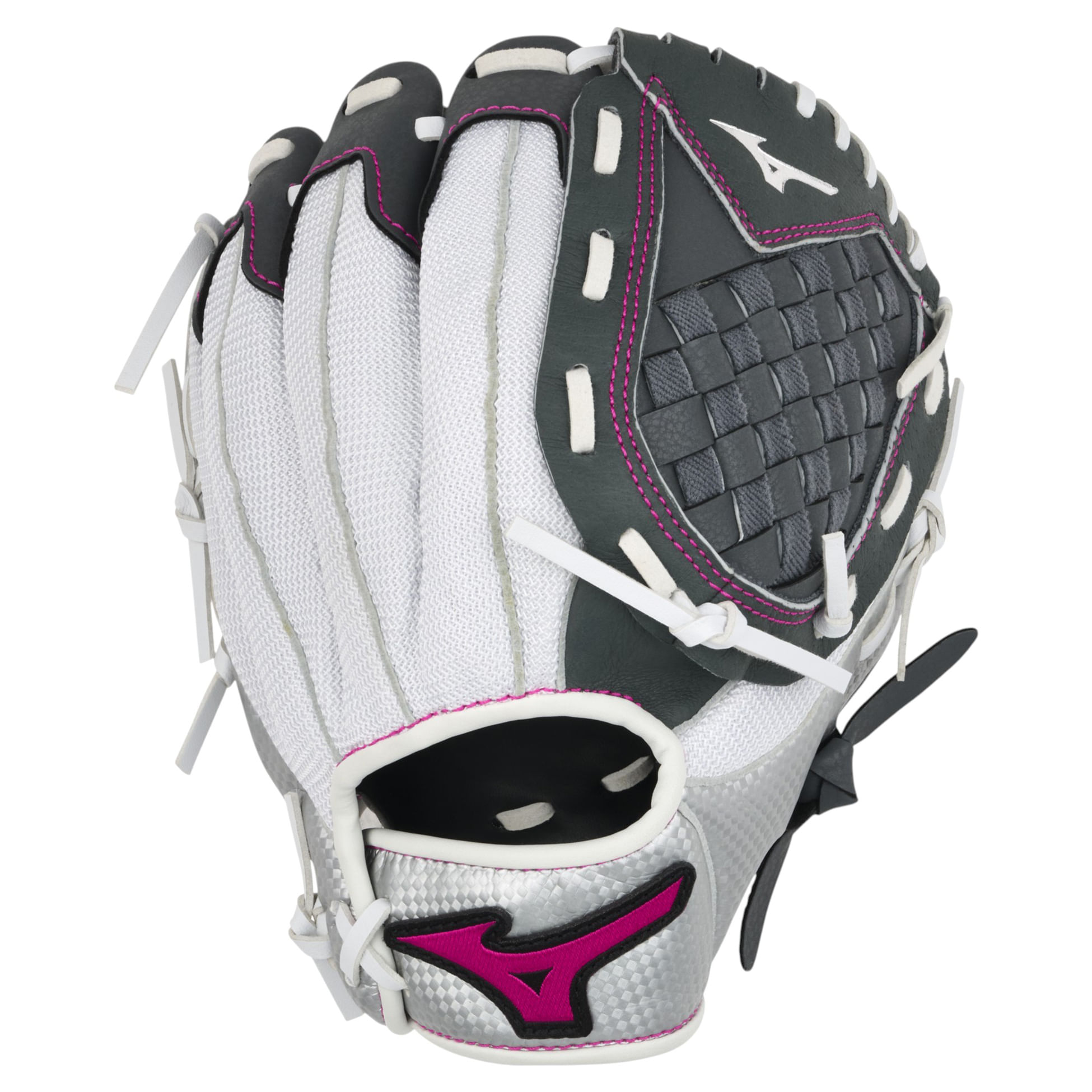 Mizuno-Prospect-Finch-Fastpitch-Softball-Glove---Youth-White---Grey