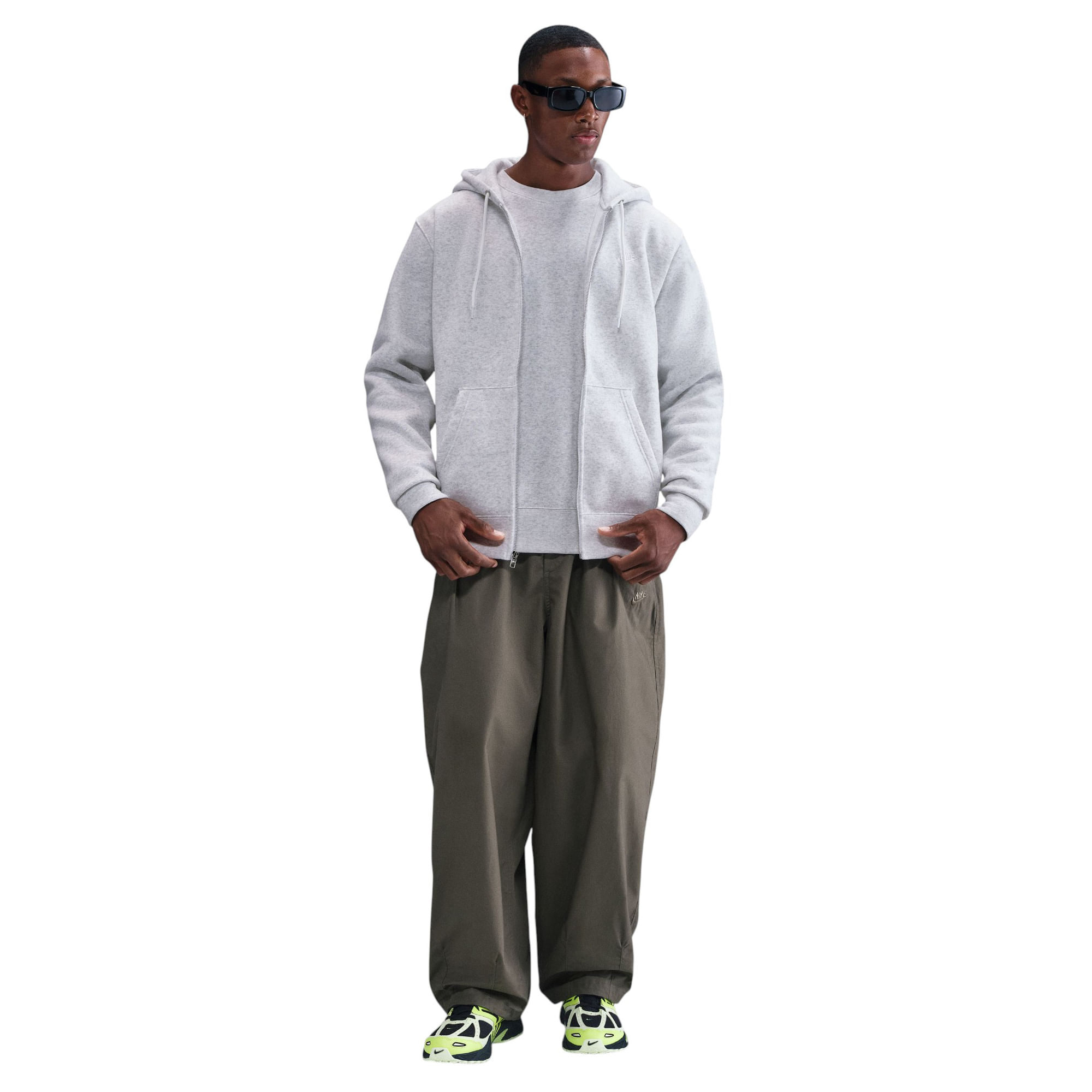 Nike-Club-Basketball-Full-Zip-Hoodie---Men-s-Birch-Heather---White---White