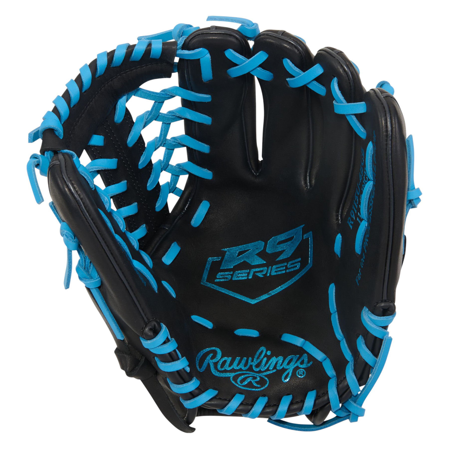 Rawlings-R9-ContoUR-11.5--Baseball-Glove-Black---Columbia-Blue
