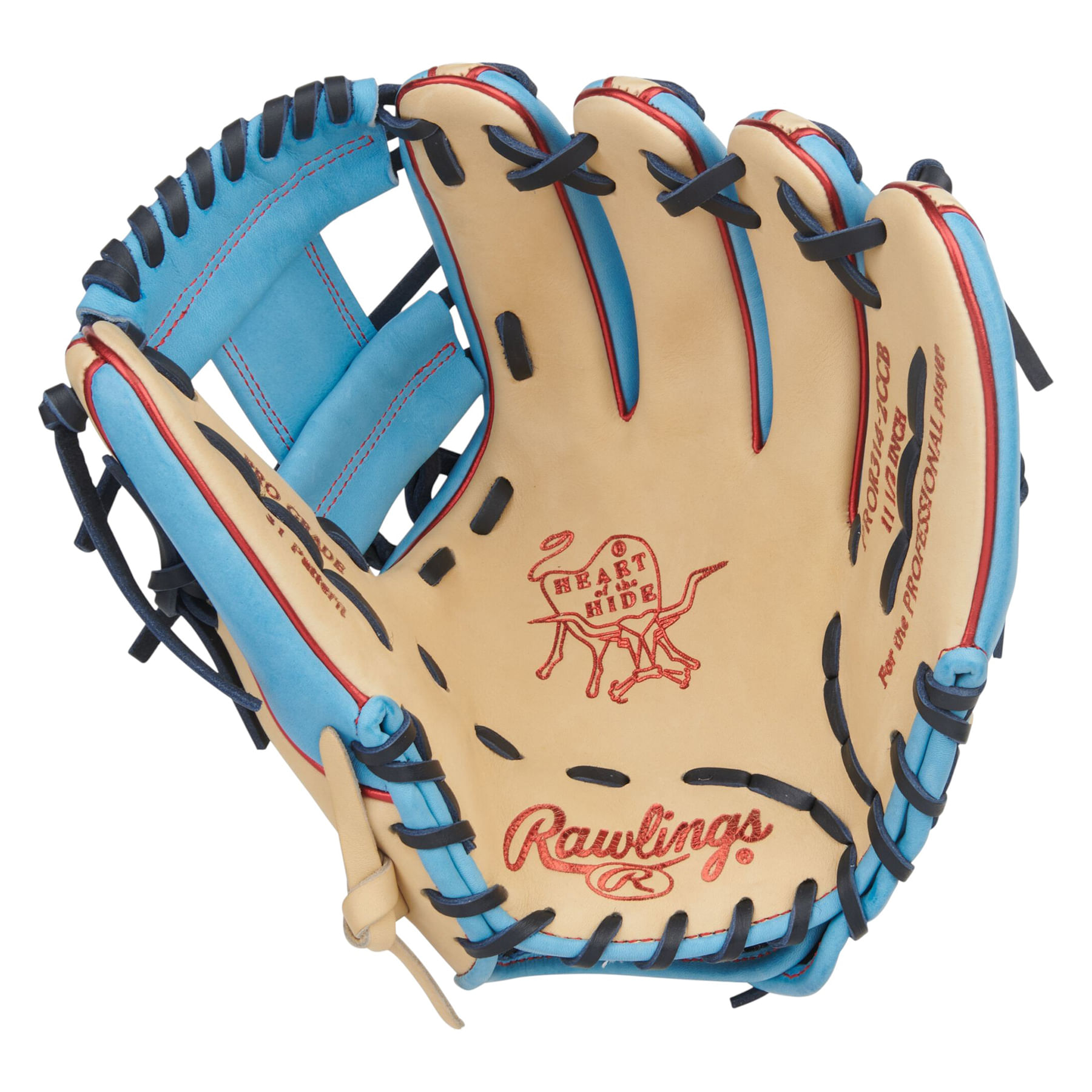 Rawlings-Heart-of-The-Hide-11.5--Infield-Baseball-Glove-Camel---Columbia-Blue
