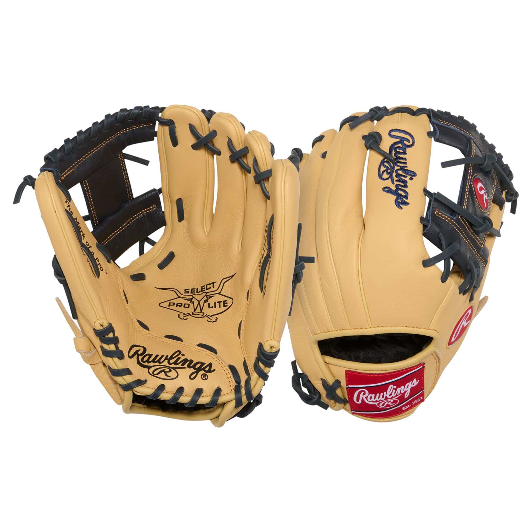 Rawlings-Select-Pro-Lite-Anthony-Volpe-11.25--Baseball-Glove-Camel---Navy