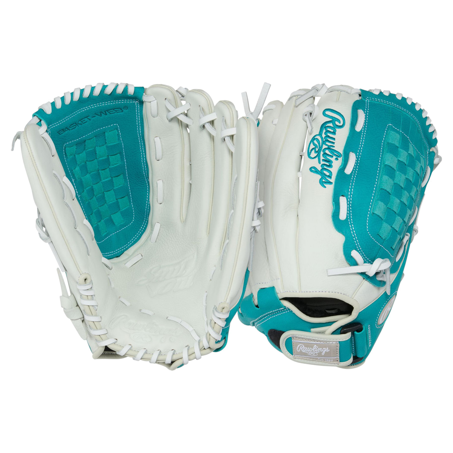 Rawlings-Shut-Out-13--Fastpitch-Softball-Glove-White---Teal