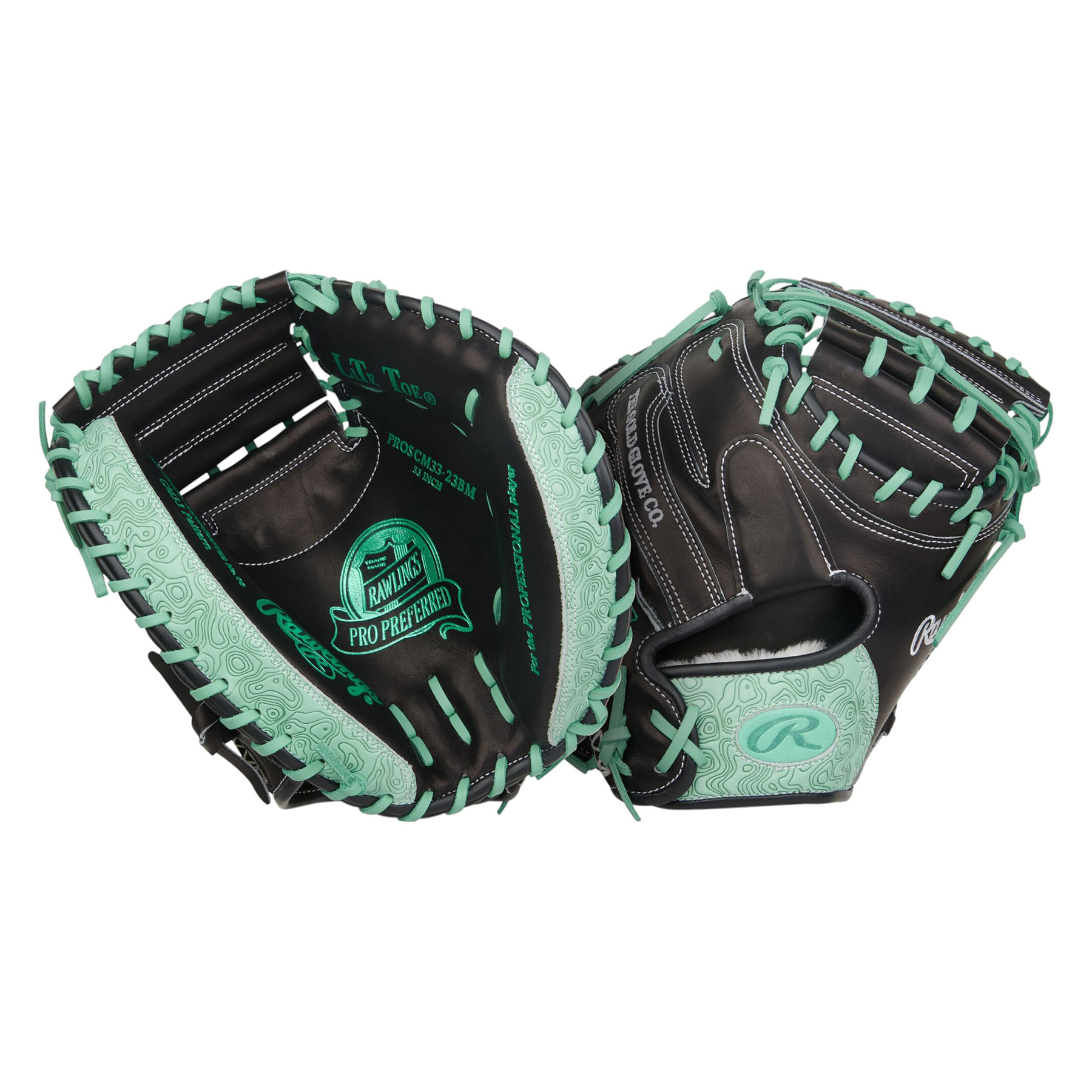 Rawlings-Pro-Preferred-33--Baseball-Catcher-Mitt-Black---Mint