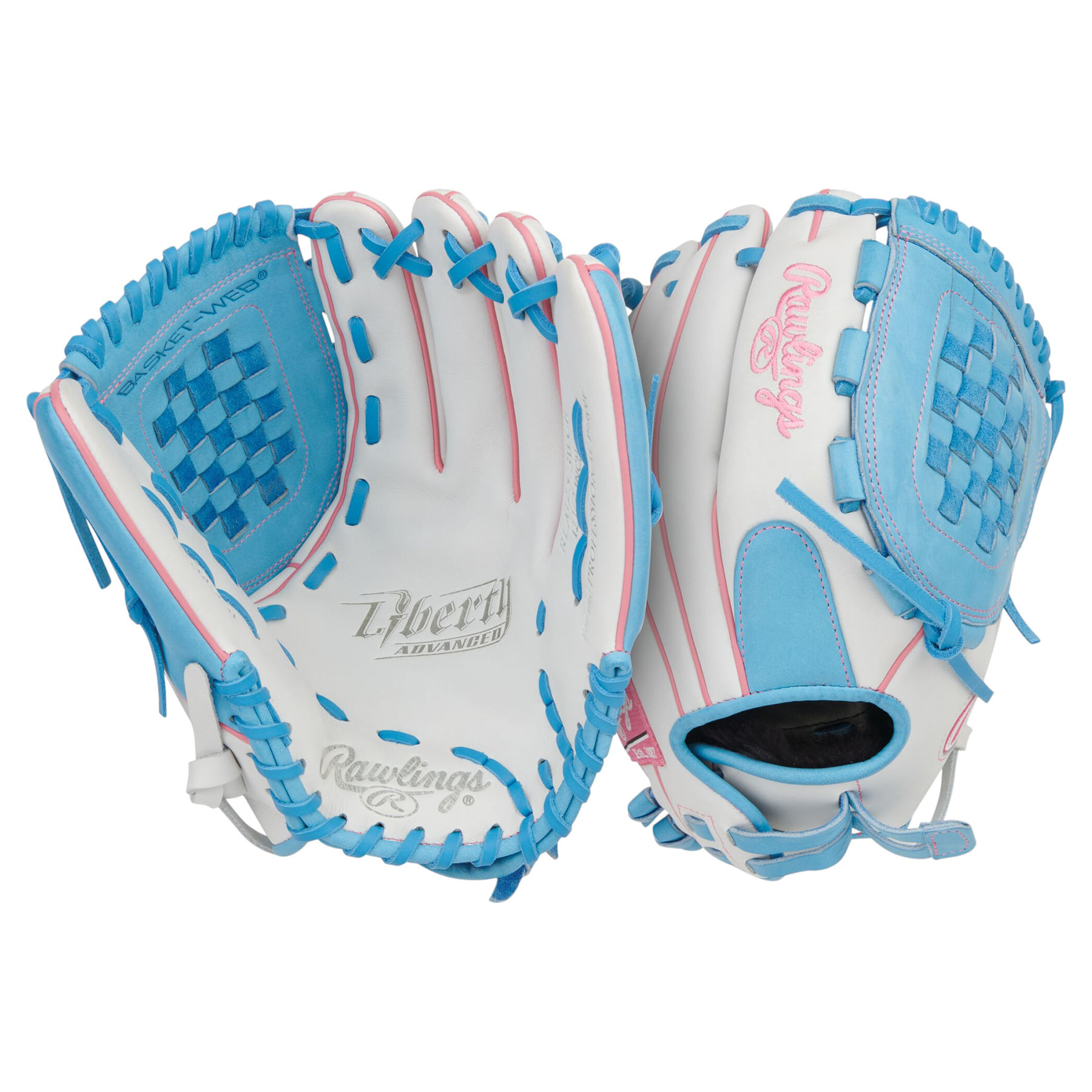 Rawlings-Liberty-Advanced-12.5--Fastpitch-Softball-Glove-White---Columbia-Blue