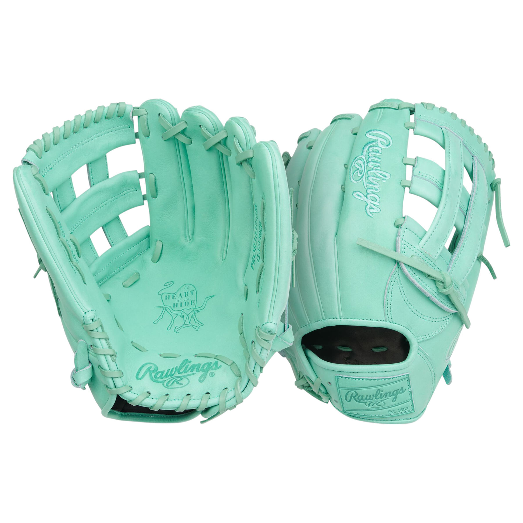 Rawlings-Heart-of-The-Hide-Mint-Outfield-12.75--Baseball-Glove-Mint