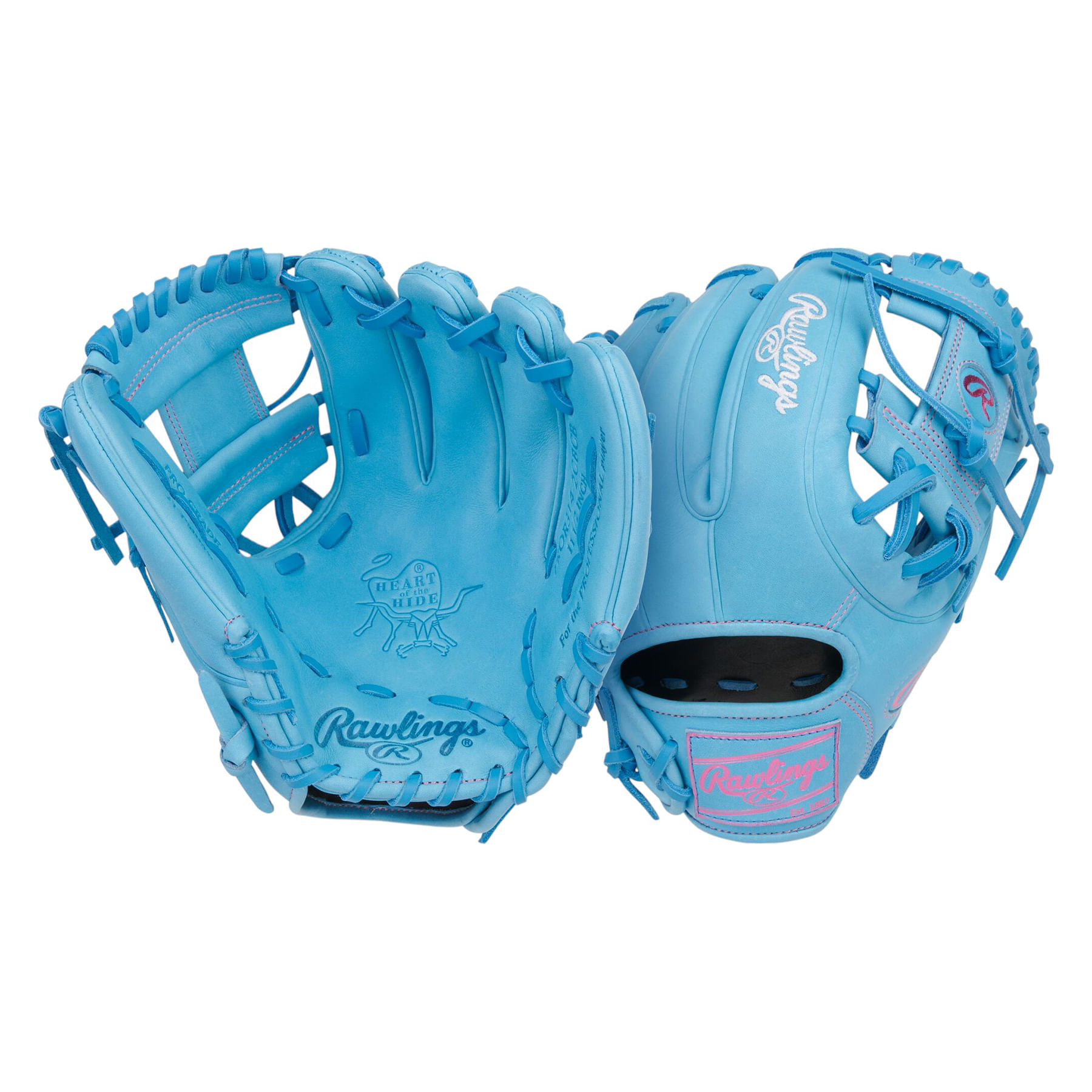 Rawlings-Heart-of-The-Hide-Columbia-Blue-11.5--Infield-Baseball-Glove--Columbia-Blue
