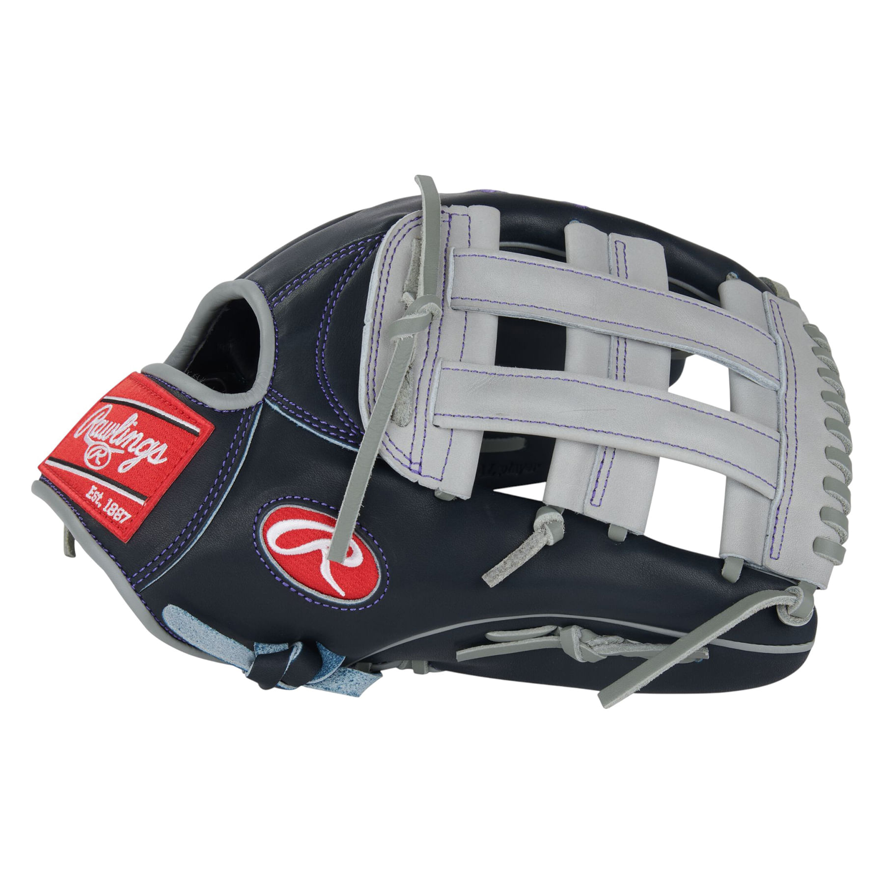 Rawlings-Pro-Preferred-12.75--Outfield-Baseball-Glove-Navy---Gray