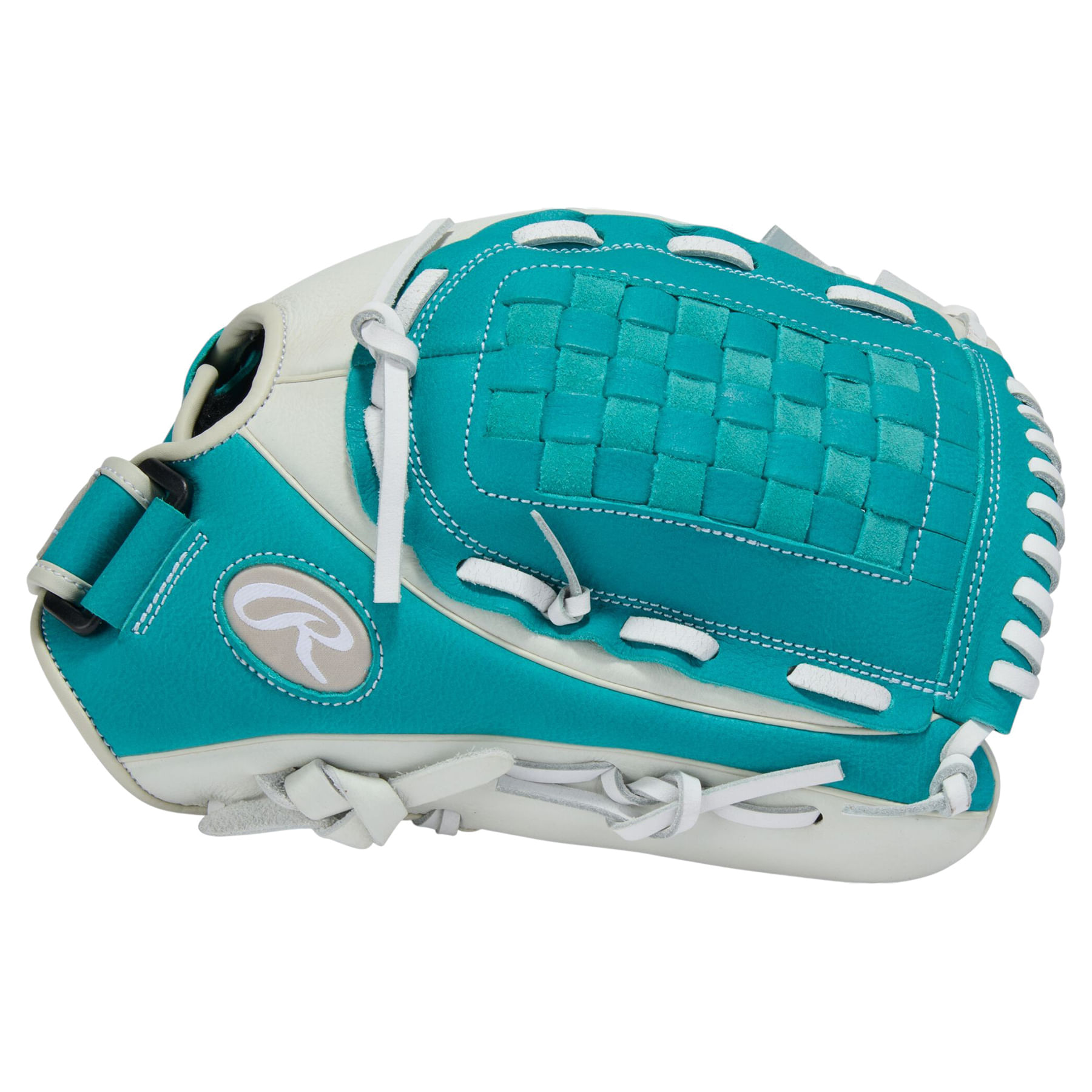Rawlings-Shut-Out-12.5--Fastpitch-Softball-Glove-White---Teal