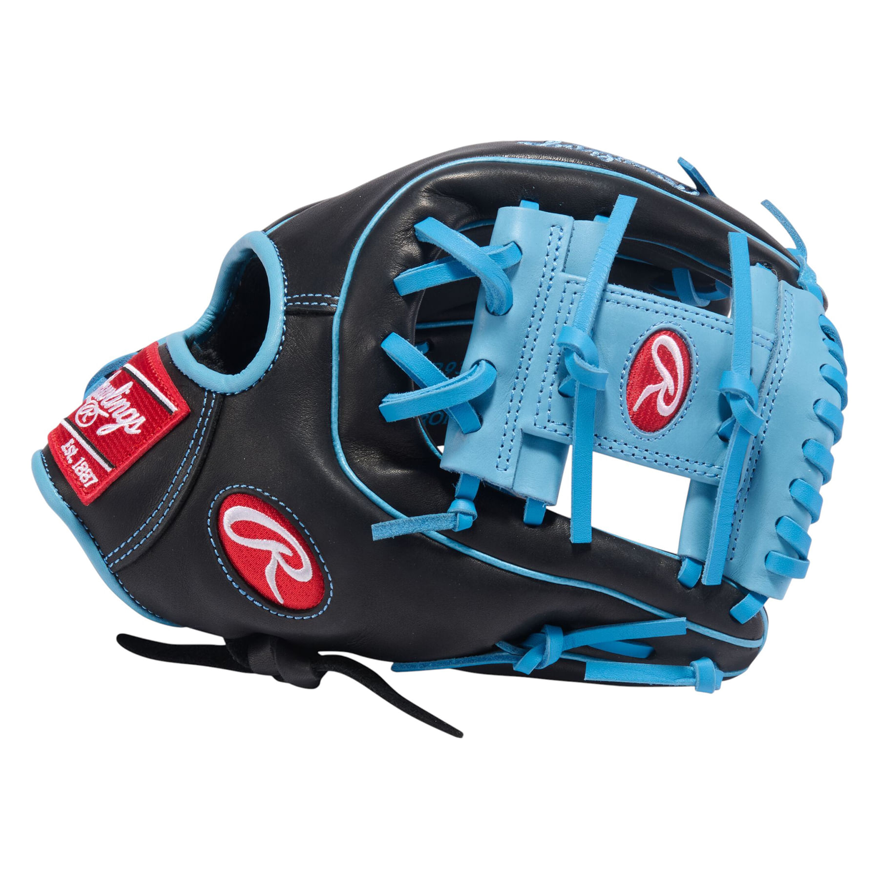 Rawlings-R9-Series-11.5--Infield-Baseball-Glove--Black---Columbia-Blue