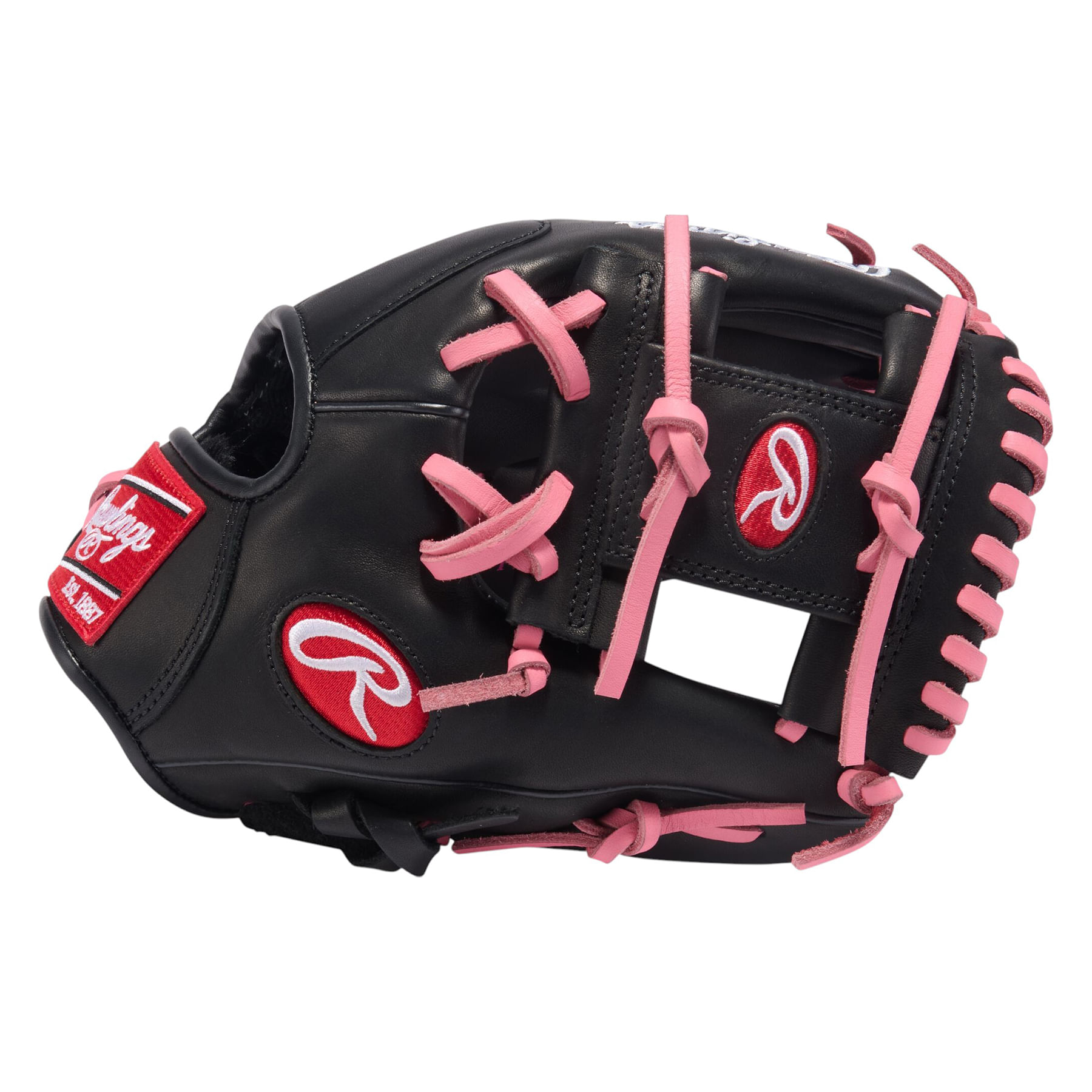 Rawlings-R9-ContoUR-11.25--Infield-Baseball-Glove-Black---Pink
