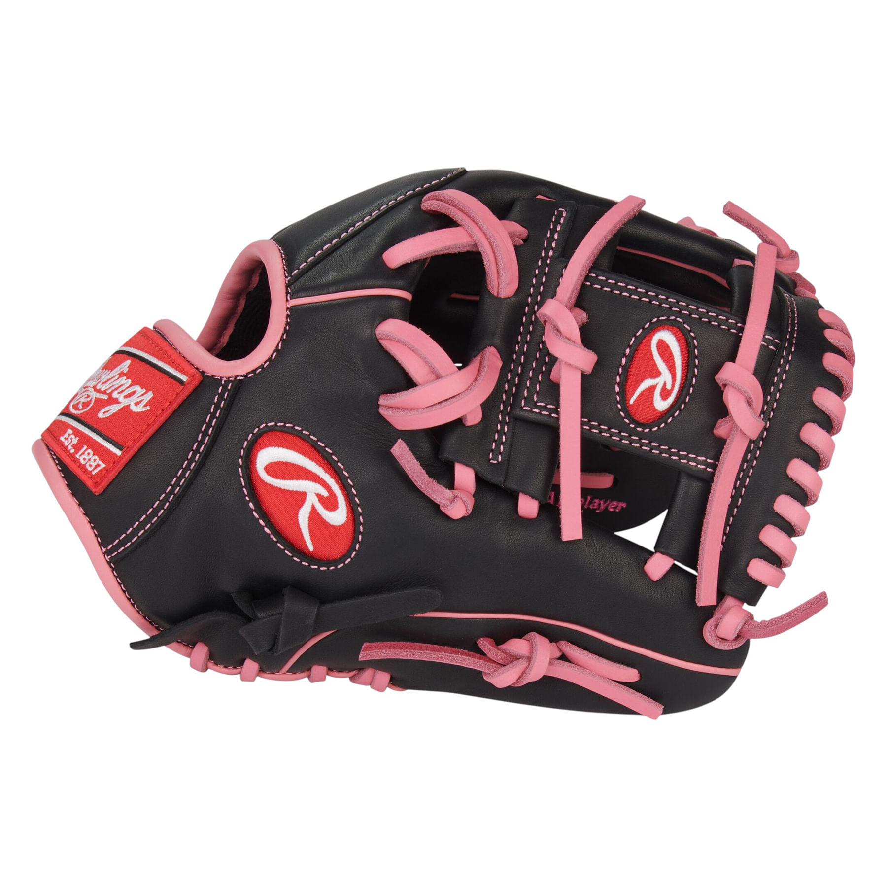 Rawlings-R9-Series-11.5--Infield-Baseball-Glove-Black---Pink