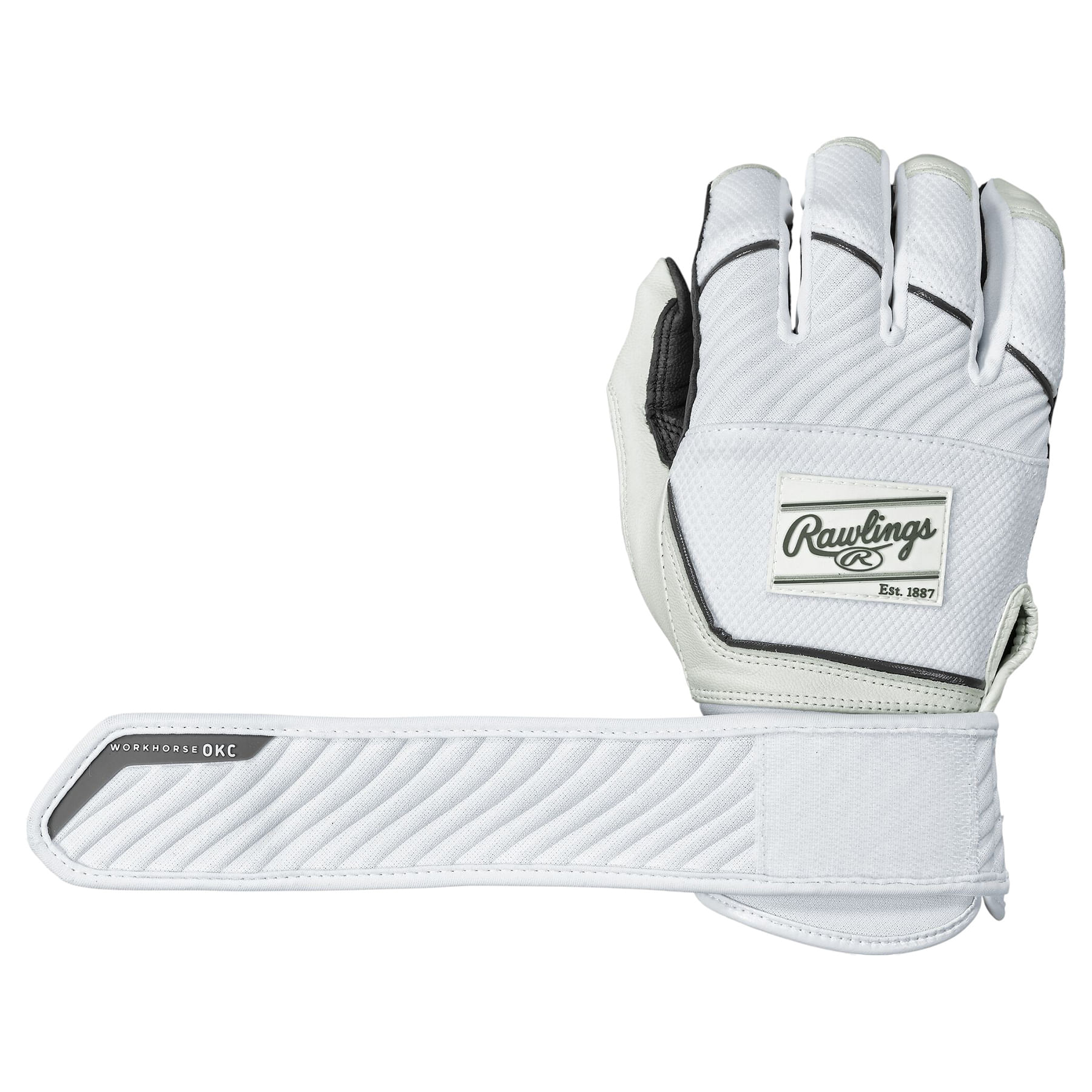 Rawlings-Workhorse-OKC-Compression-Strap-Soft-Batting-Glove---Women-s-White