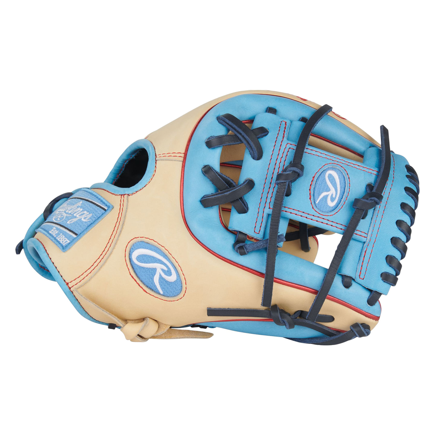 Rawlings-Heart-of-The-Hide-11.5--Infield-Baseball-Glove-Camel---Columbia-Blue