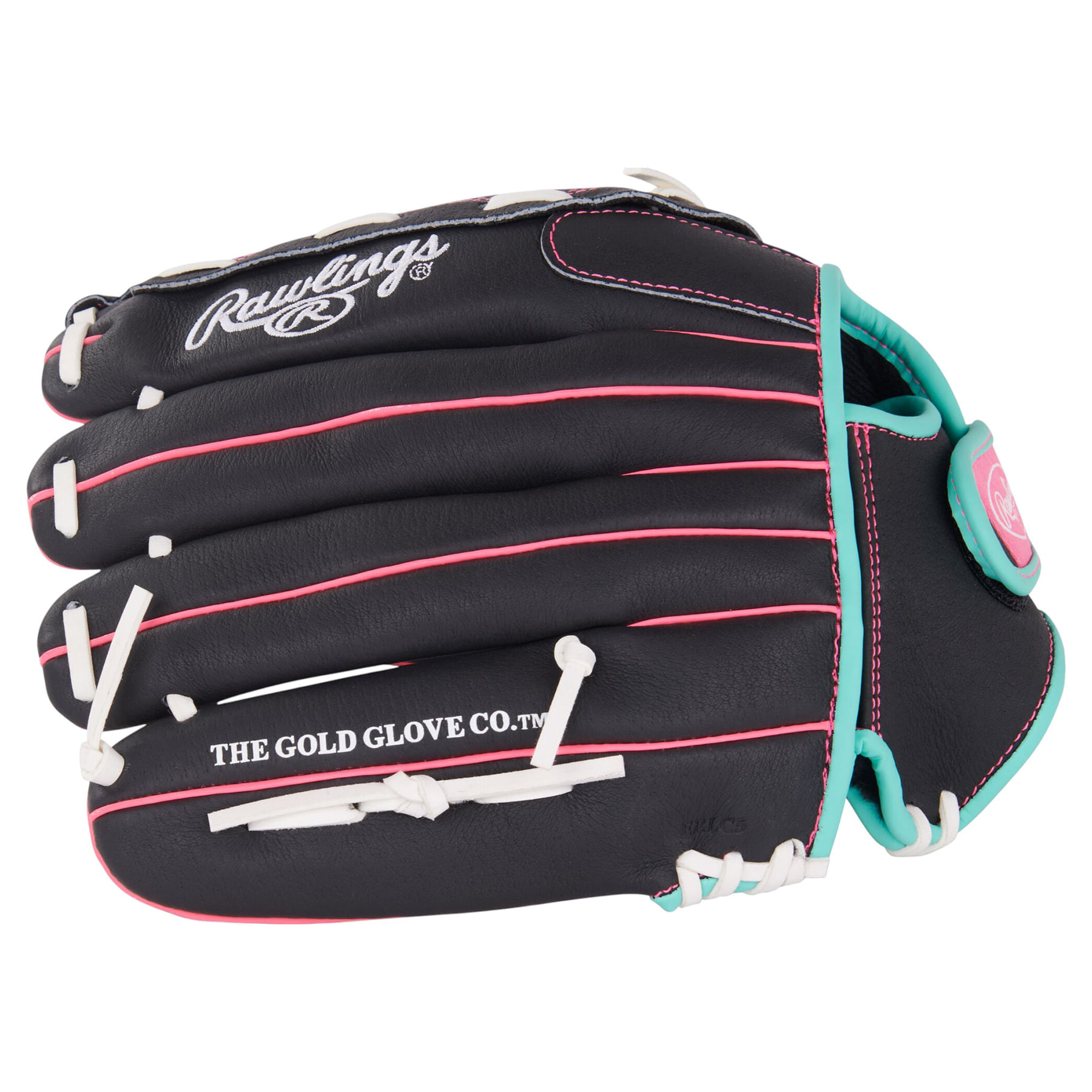 Rawlings-Sure-Catch-12.5--Softball-Glove---Kids--Black---Mint---Pink