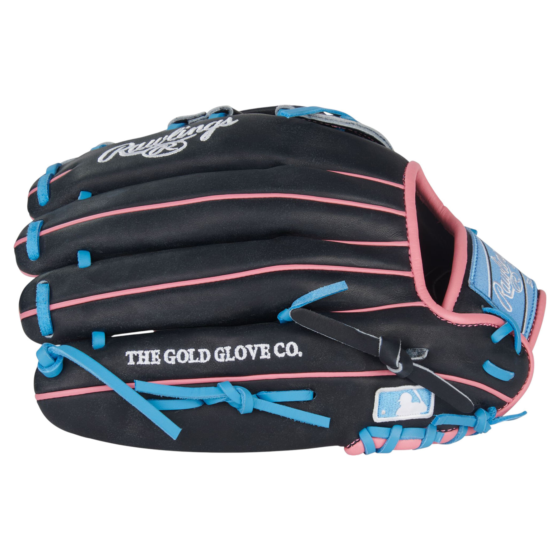 Rawlings-Heart-of-The-Hide-ContoUR-Fit-12.5--Baseball-Glove--Black---Columbia-Blue---Pink