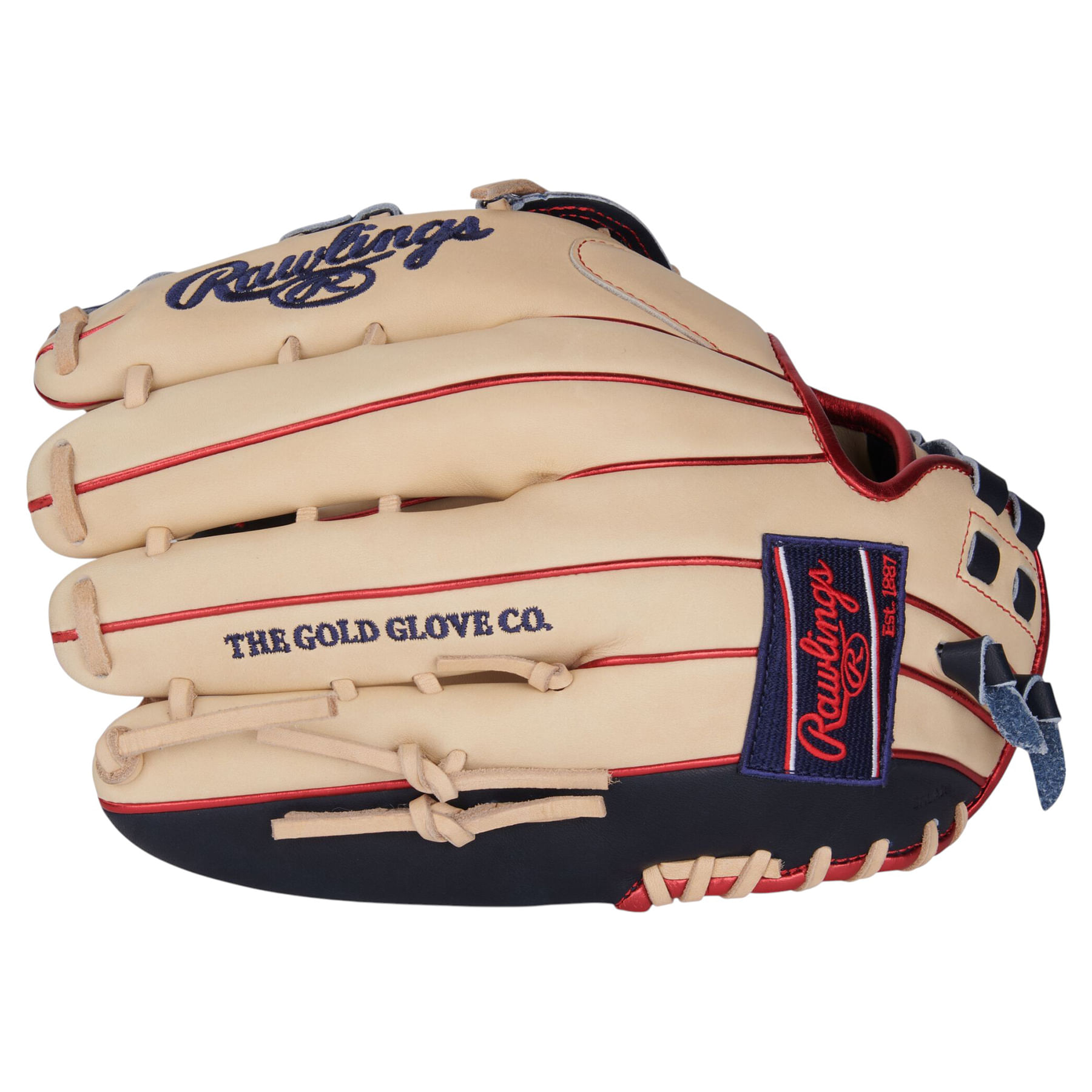 Rawlings-Heart-of-The-Hide-12.75--Outfield-Fastpitch-Softball-Glove-Camel---Navy