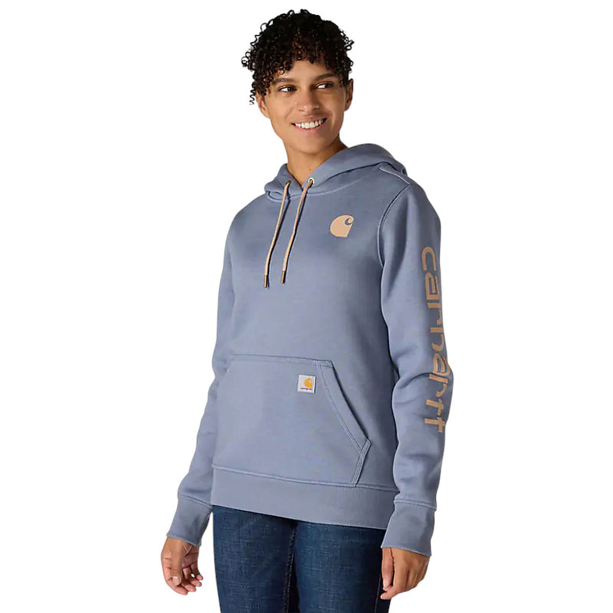 Carhartt-Clarksburg-Graphic-Sleeve-Pullover-Hoodie---Women-s-Light-Faded-Navy-Heather---Light-Taupe-Heather