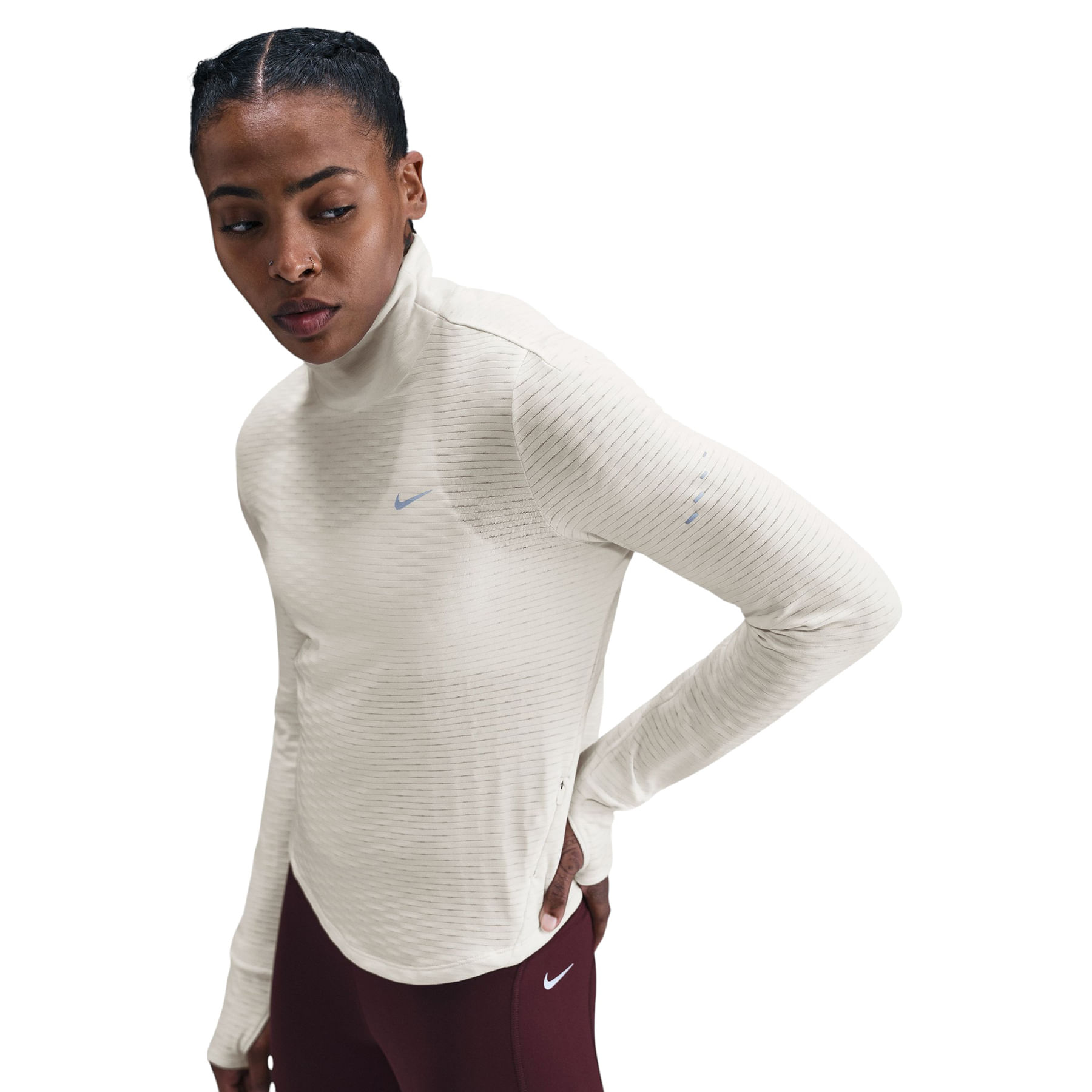 nike air mock long sleeve top