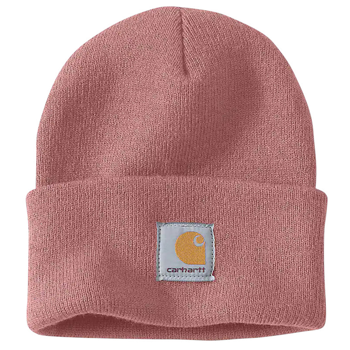 Carhartt-A18-Knit-Cuffed-Beanie-Rose-Tint