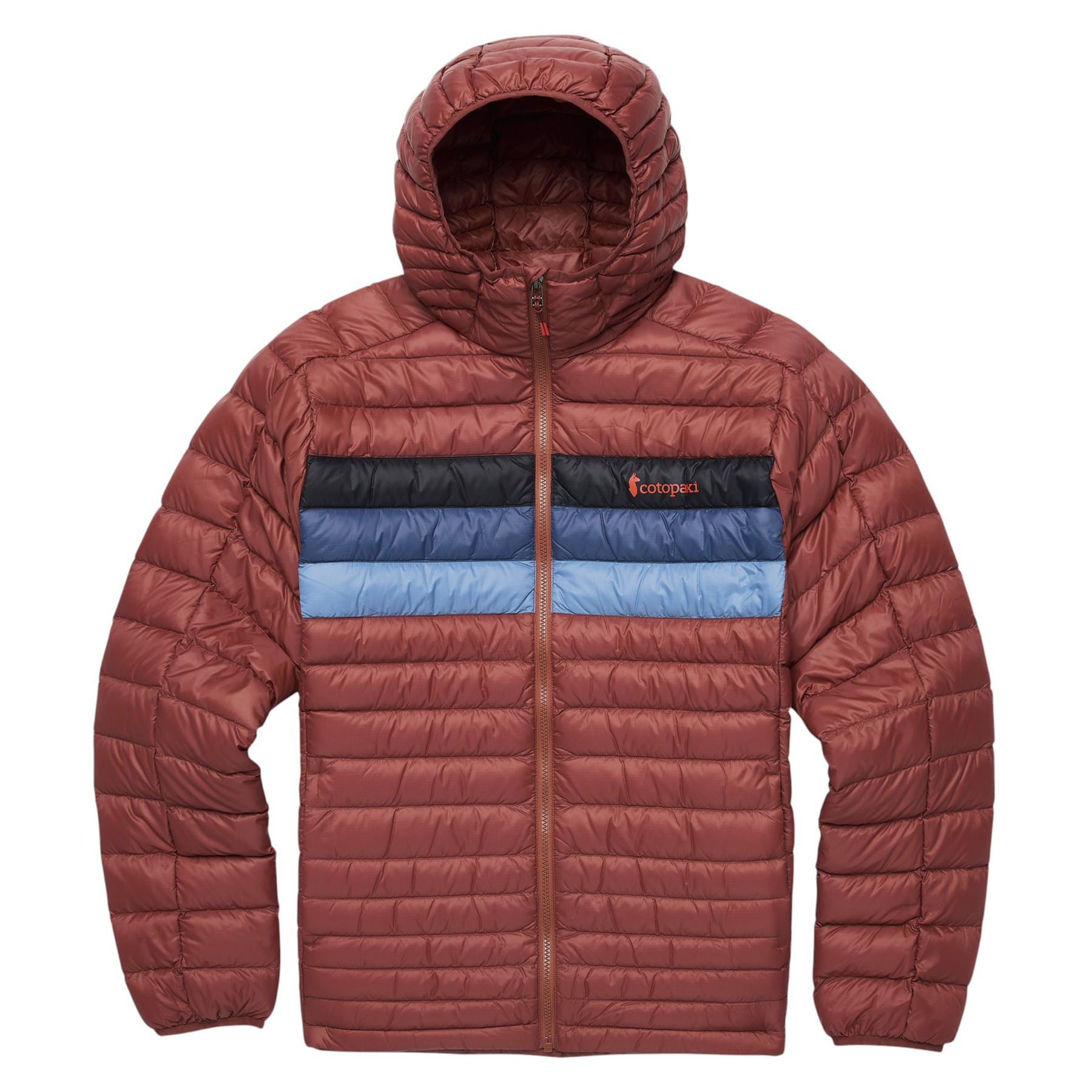 Cotopaxi-Fuego-Down-Hooded-Jacket---Men-s-Nutmeg-Stripes