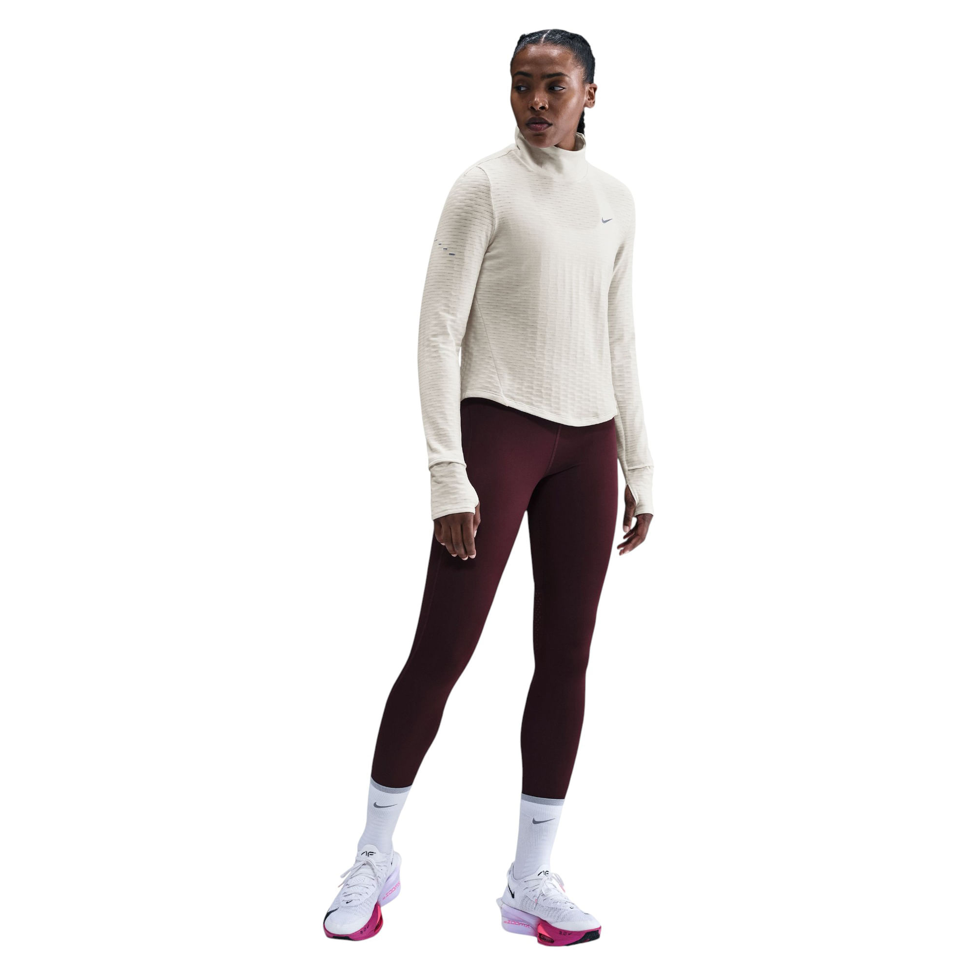 Nike Swift Therma-FIT Turtle-Neck Long-Sleeve Shirt - Women's