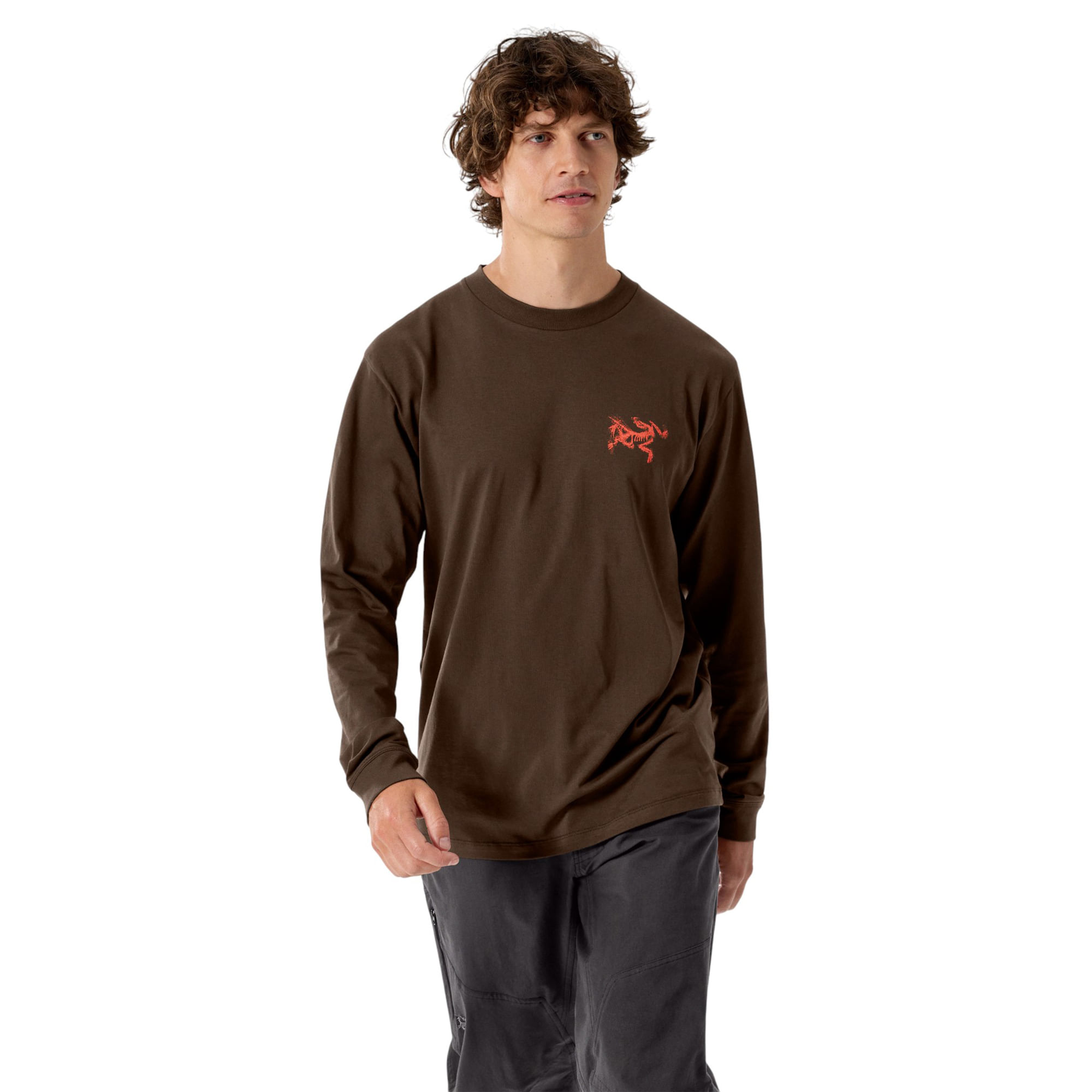 Arc-teryx-Kragg-Sl-Cotton-Bird-Tile-Long-Sleeve-Shirt---Men-s-Carob---Dynasty