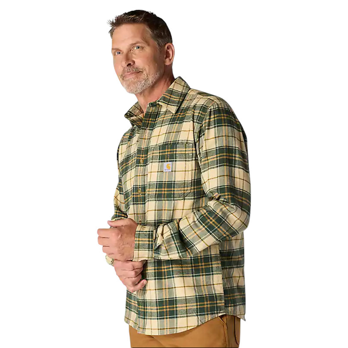 Carhartt-Rugged-Flex-Relaxed-Fit-Midweight-Flannel-Long-Sleeve-Plaid-Shirt---Men-s-Forestry-Green