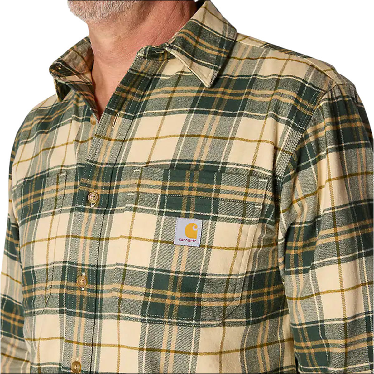 Carhartt-Rugged-Flex-Relaxed-Fit-Midweight-Flannel-Long-Sleeve-Plaid-Shirt---Men-s-Forestry-Green