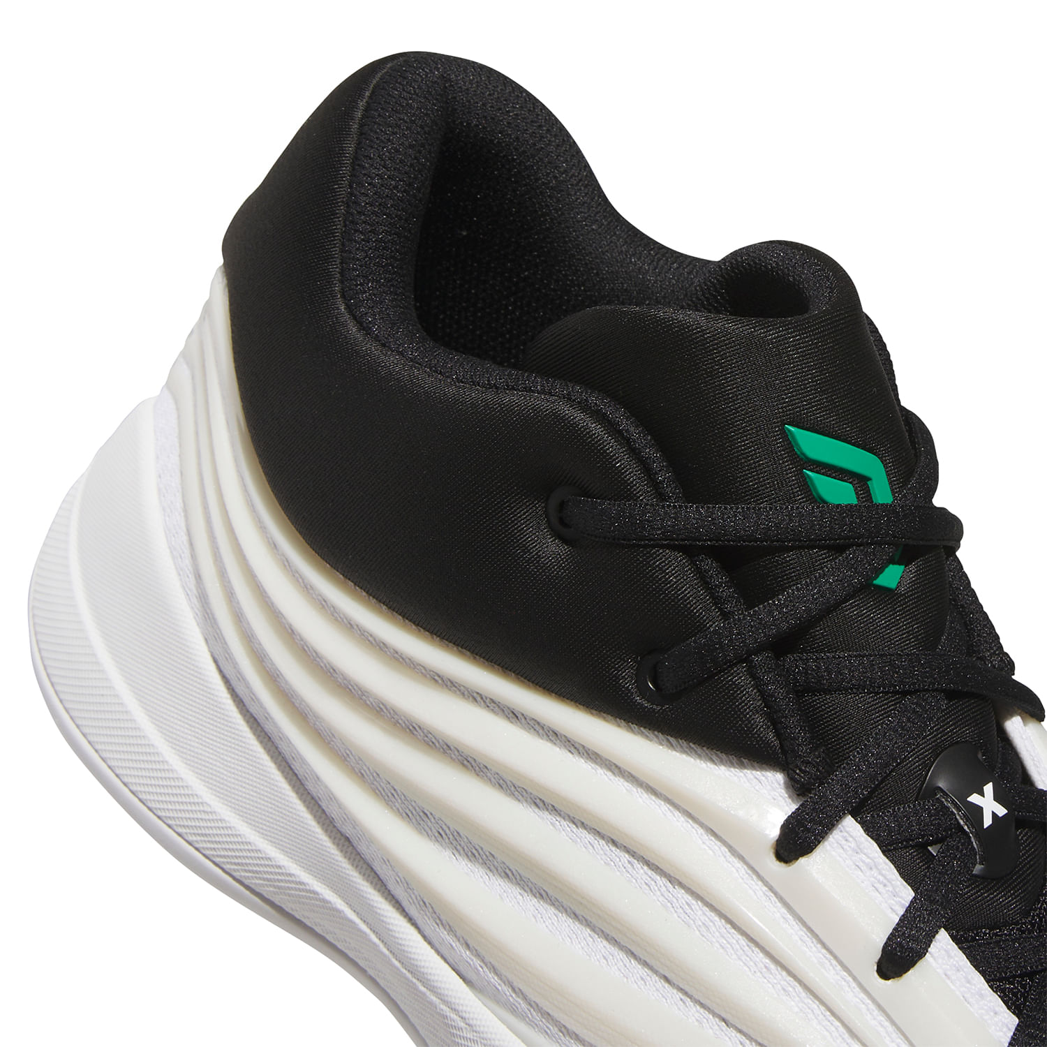 adidas-DAME-X-Basketball-Shoe---Men-s-Zero-Metallic---Core-Black---Court-Green
