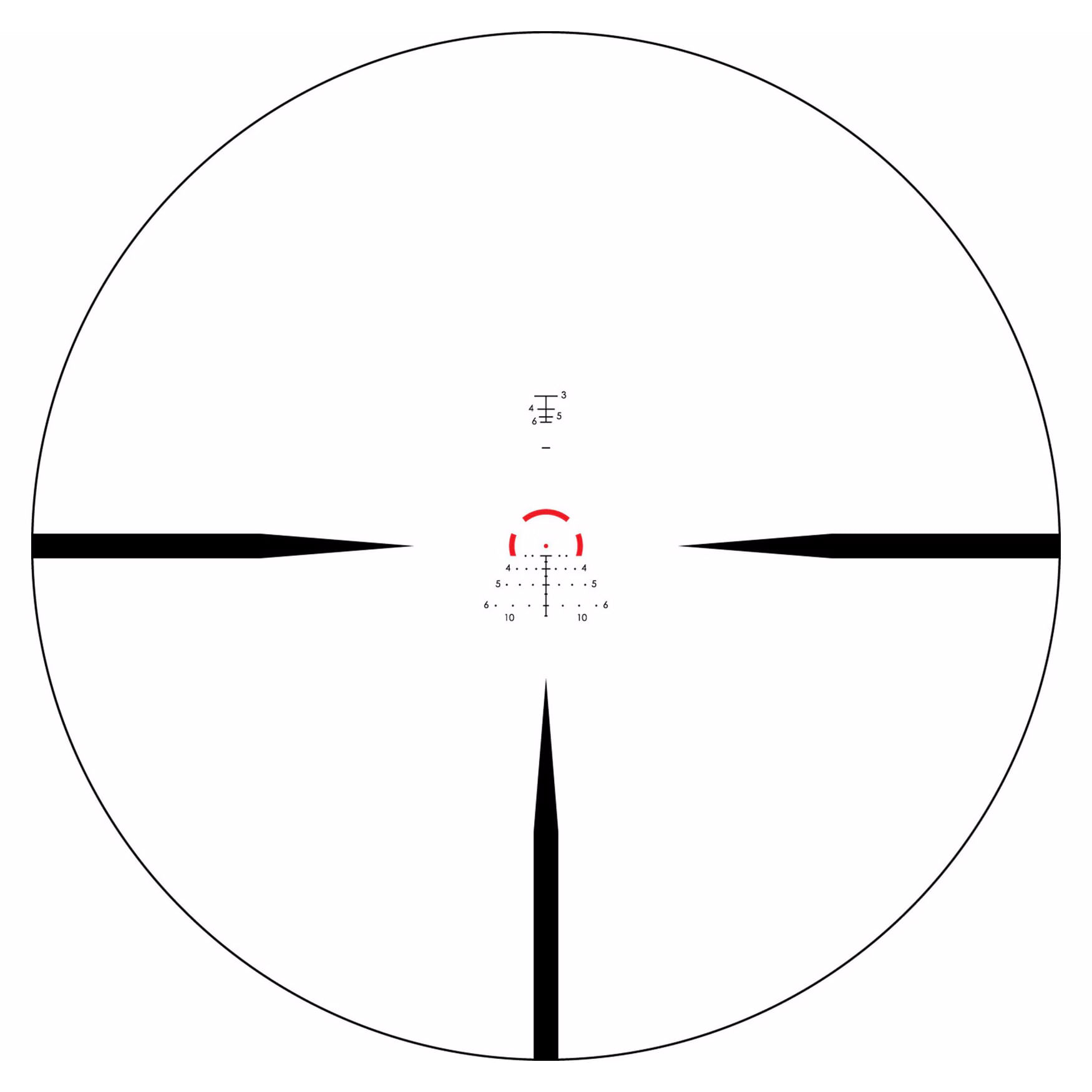 Vortex Optics Venom 1-6x24mm Riflescope - Black AR-BDC3 1-6 x 24 mm – image 6 of 6