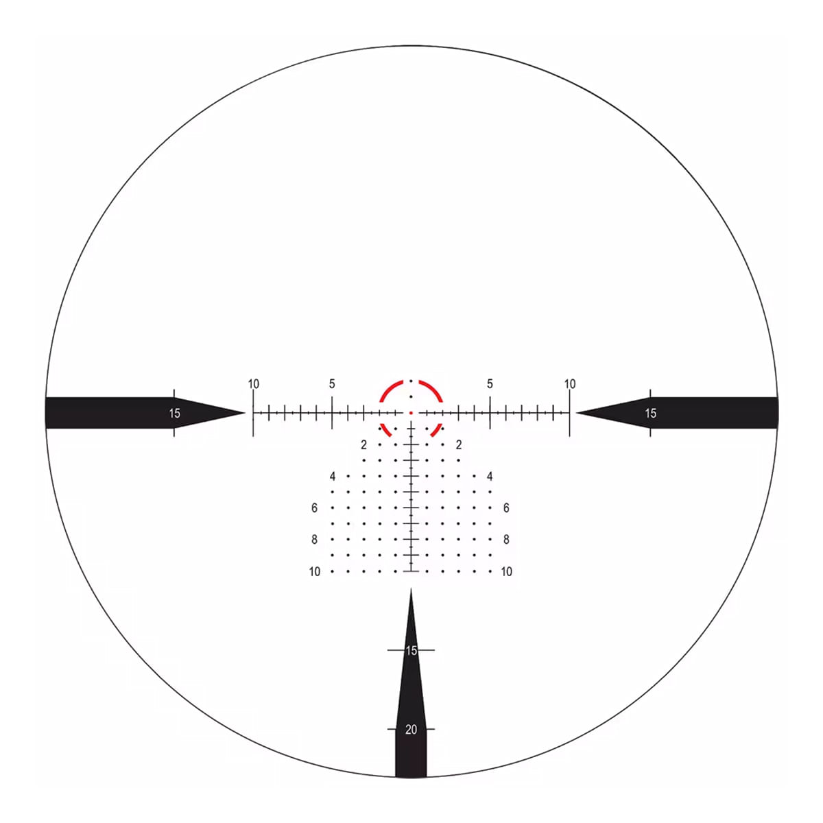 Nightforce ATACR F1 1-8x24mm Riflescope - Black FC-DMx 1-8 x 24 mm