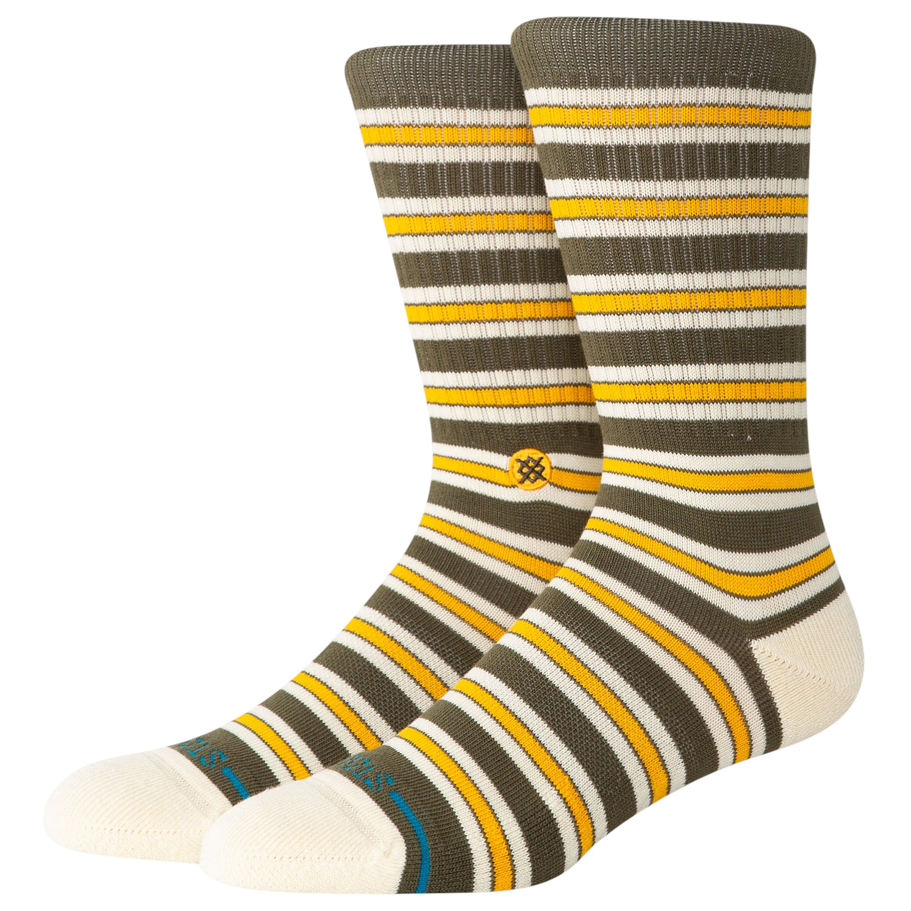 Stance-Ollie-Crew-Sock---Men-s-Olive