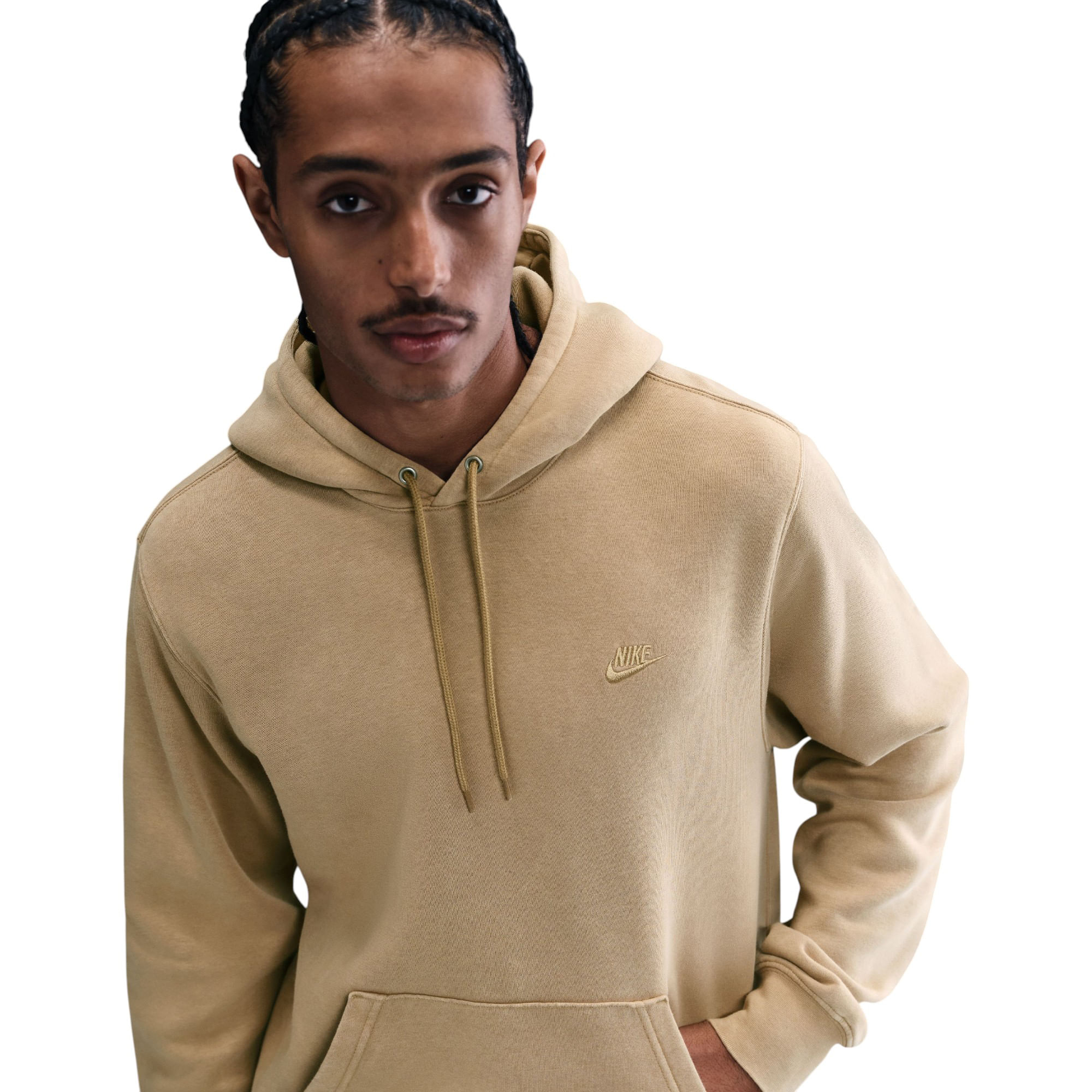 nike beige hoodie mens