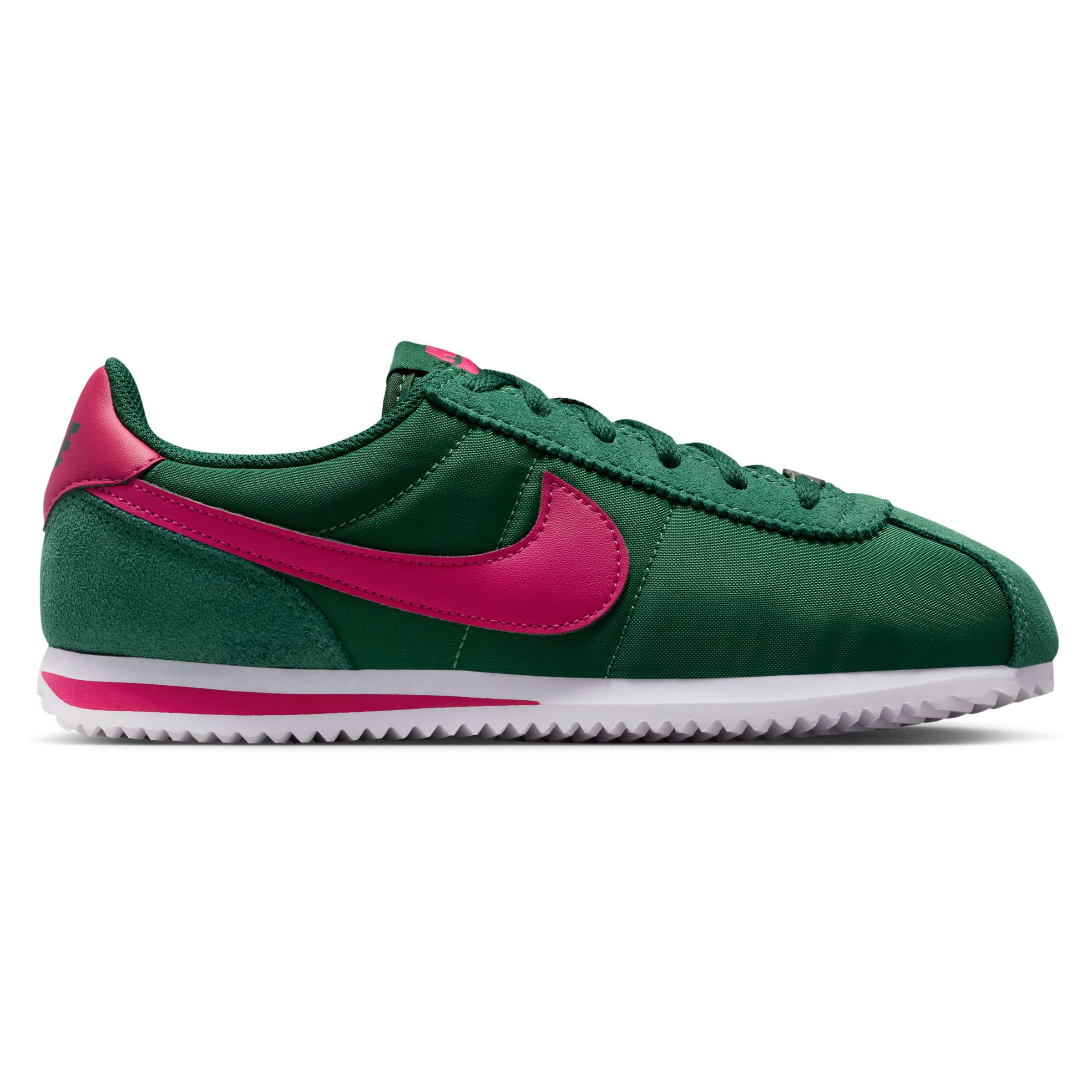 Nike-Cortez-Textile--GS--Shoe---Kids--Gorge-Green---Wild-Cherry-White