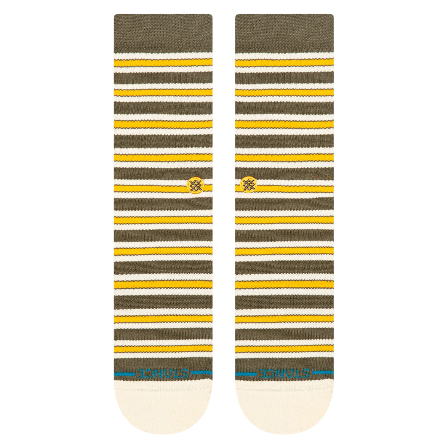Stance-Ollie-Crew-Sock---Men-s-Olive