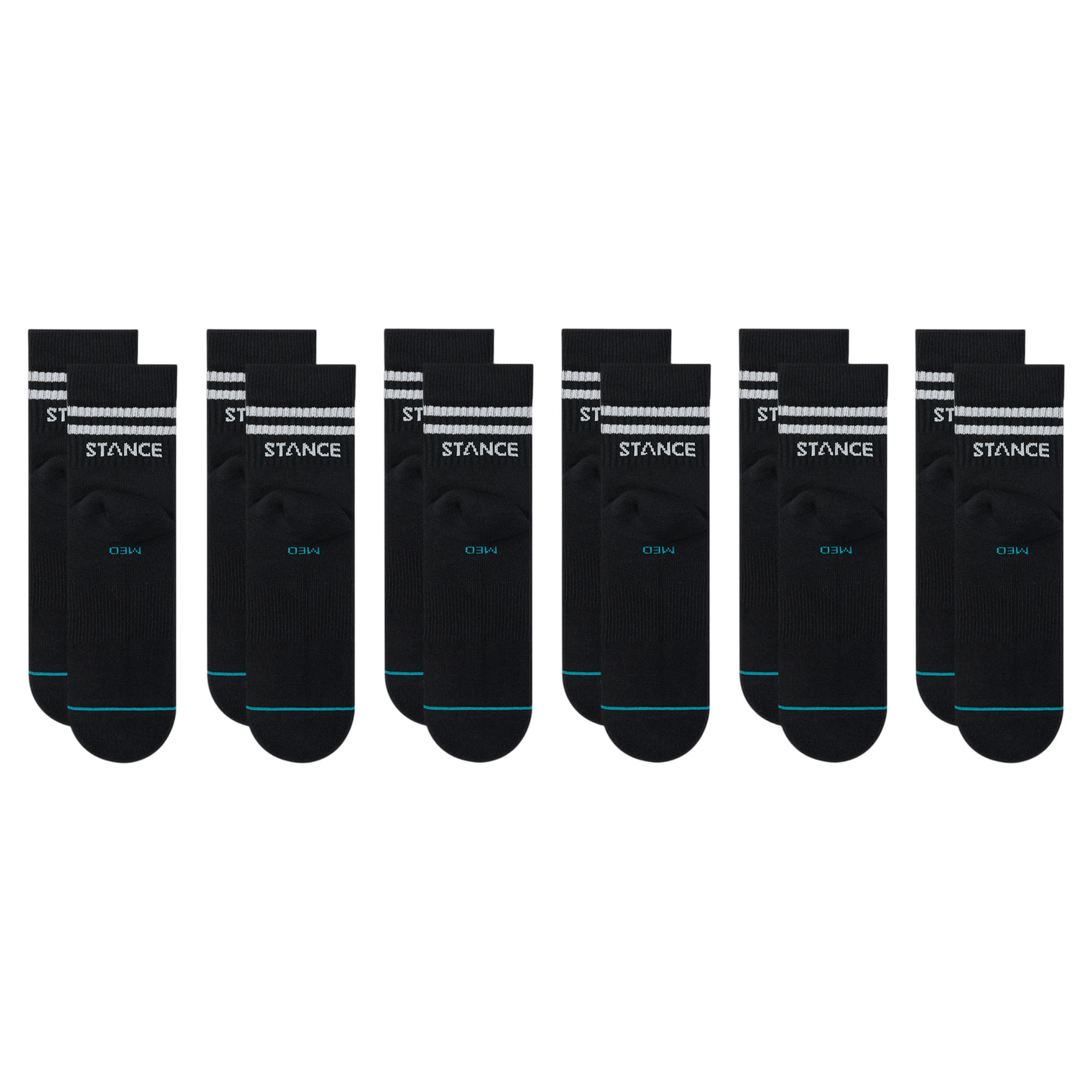 Stance Core Quarter Sock - Women's (6 pack) - Black M – image 3 of 3