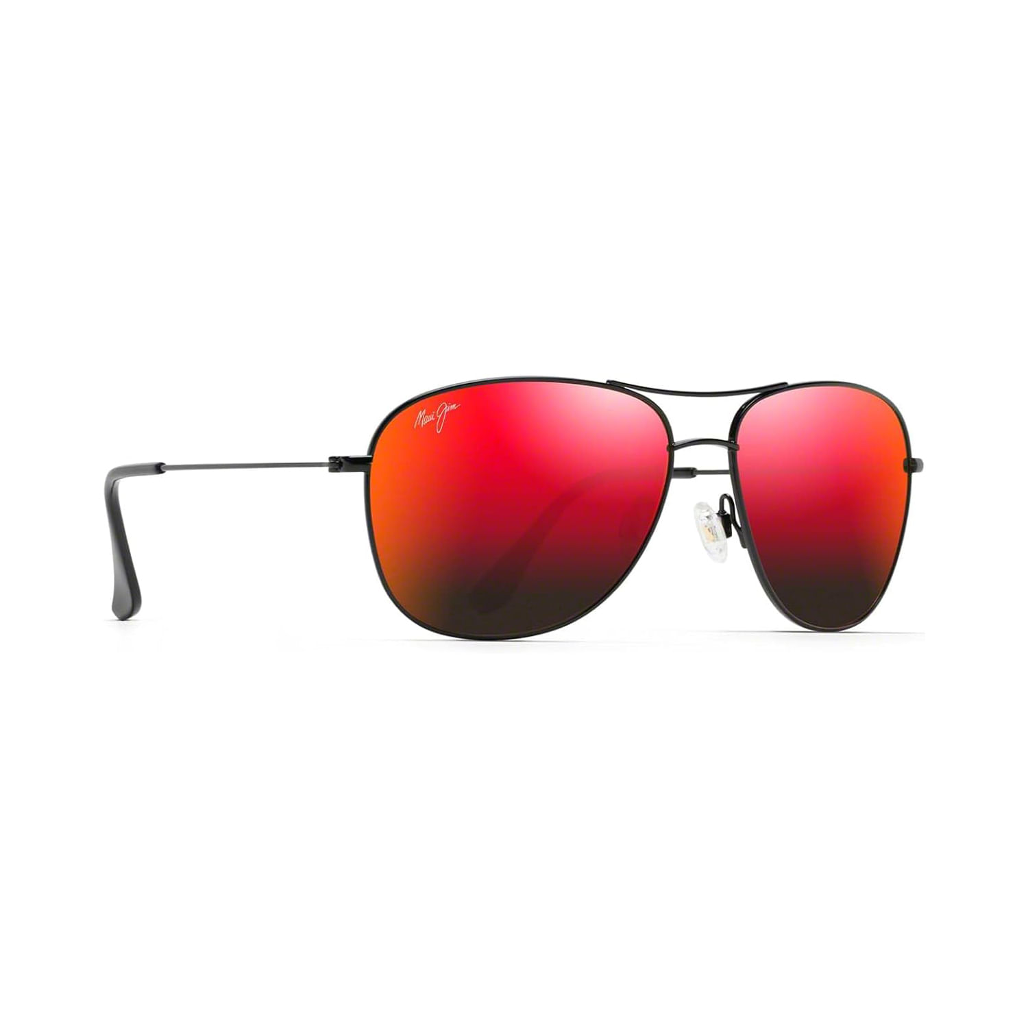 Maui-Jim-Cliff-House-Sunglasses-Black-Gloss---Hawaii-Lava