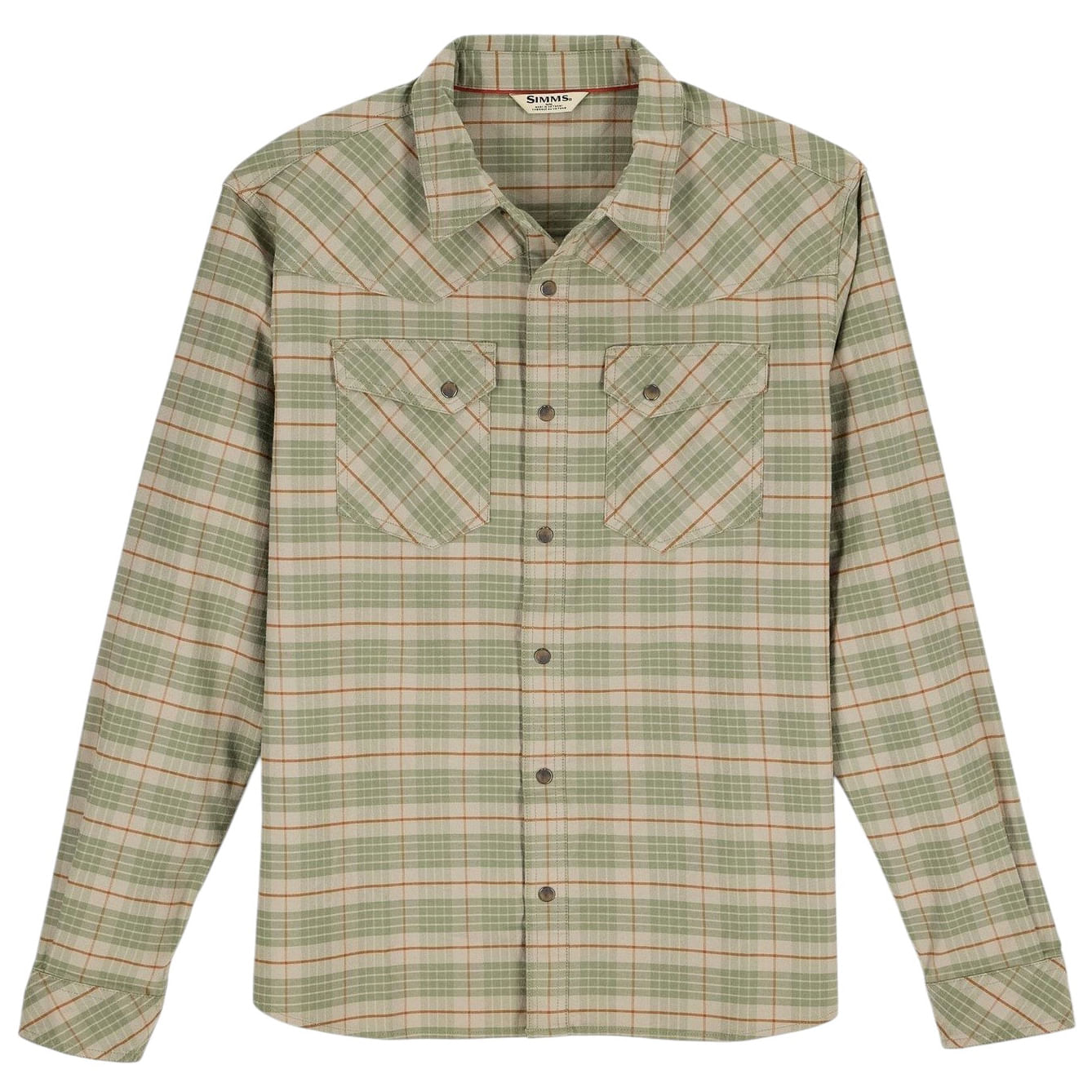 Simms-Brackett-Flannel-Fishing-Shirt---Men-s-Drummond-Plaid---Stone