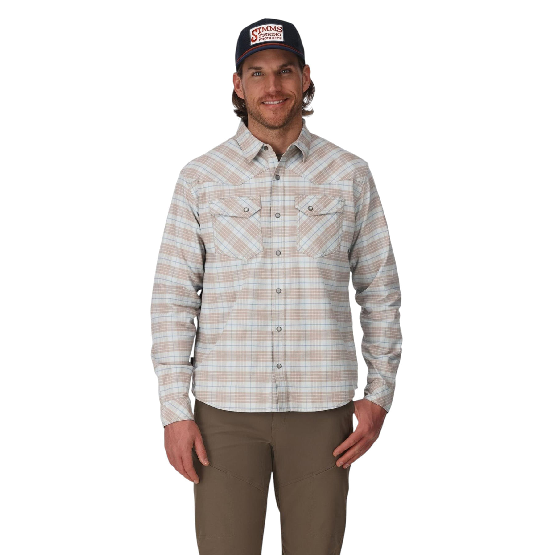 Simms-Brackett-Flannel-Fishing-Shirt---Men-s-Drummond-Plaid---Sterling