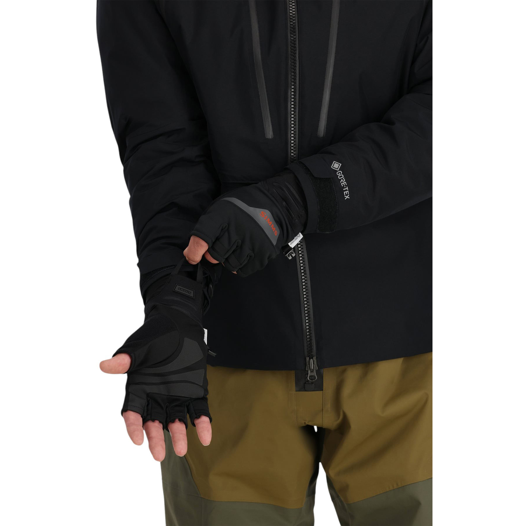 Simms-Windstopper-Half-Finger-Fishing-Glove-Black