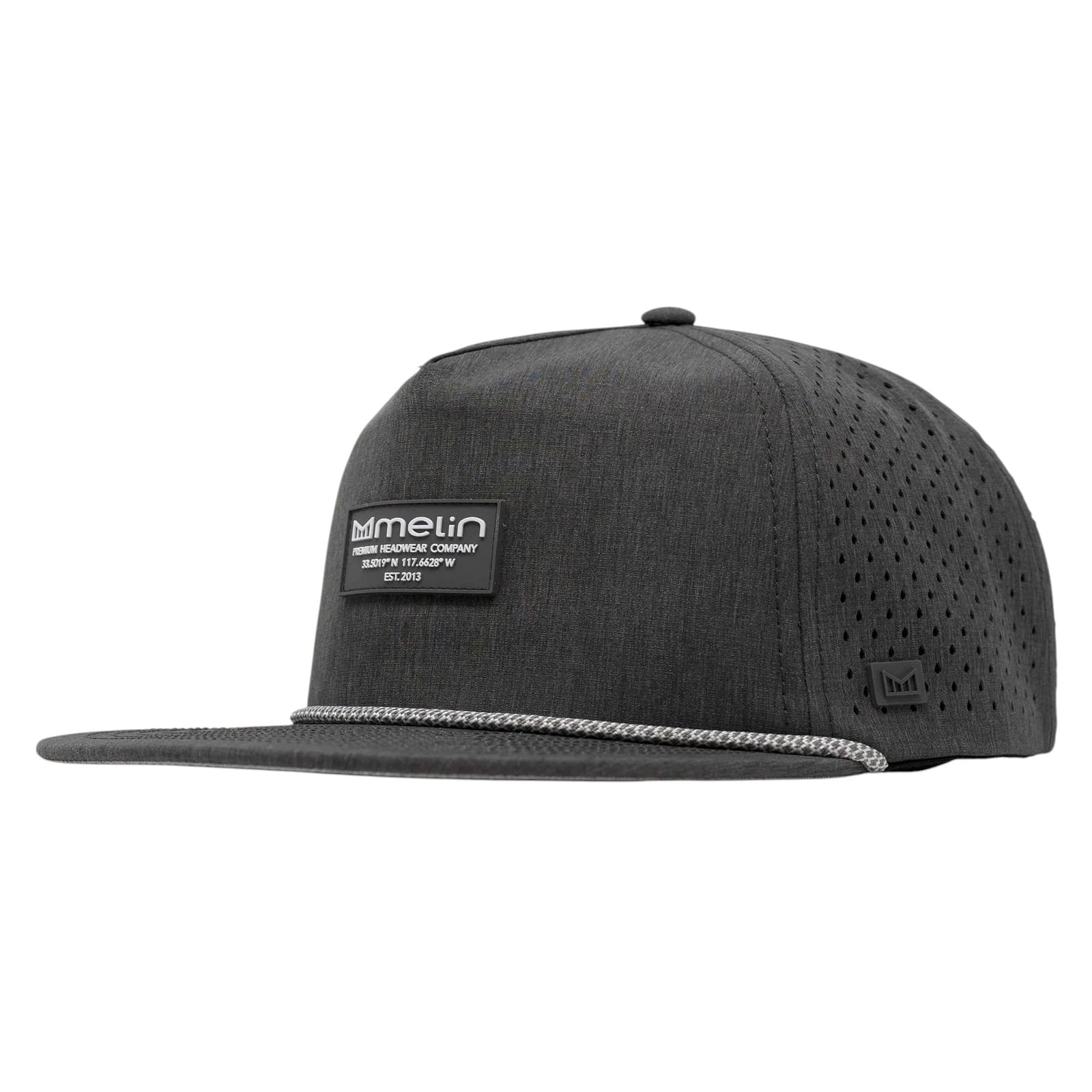 Melin-Coronado-Brick-Hydro-Snapback-Hat-Heather-Charcoal