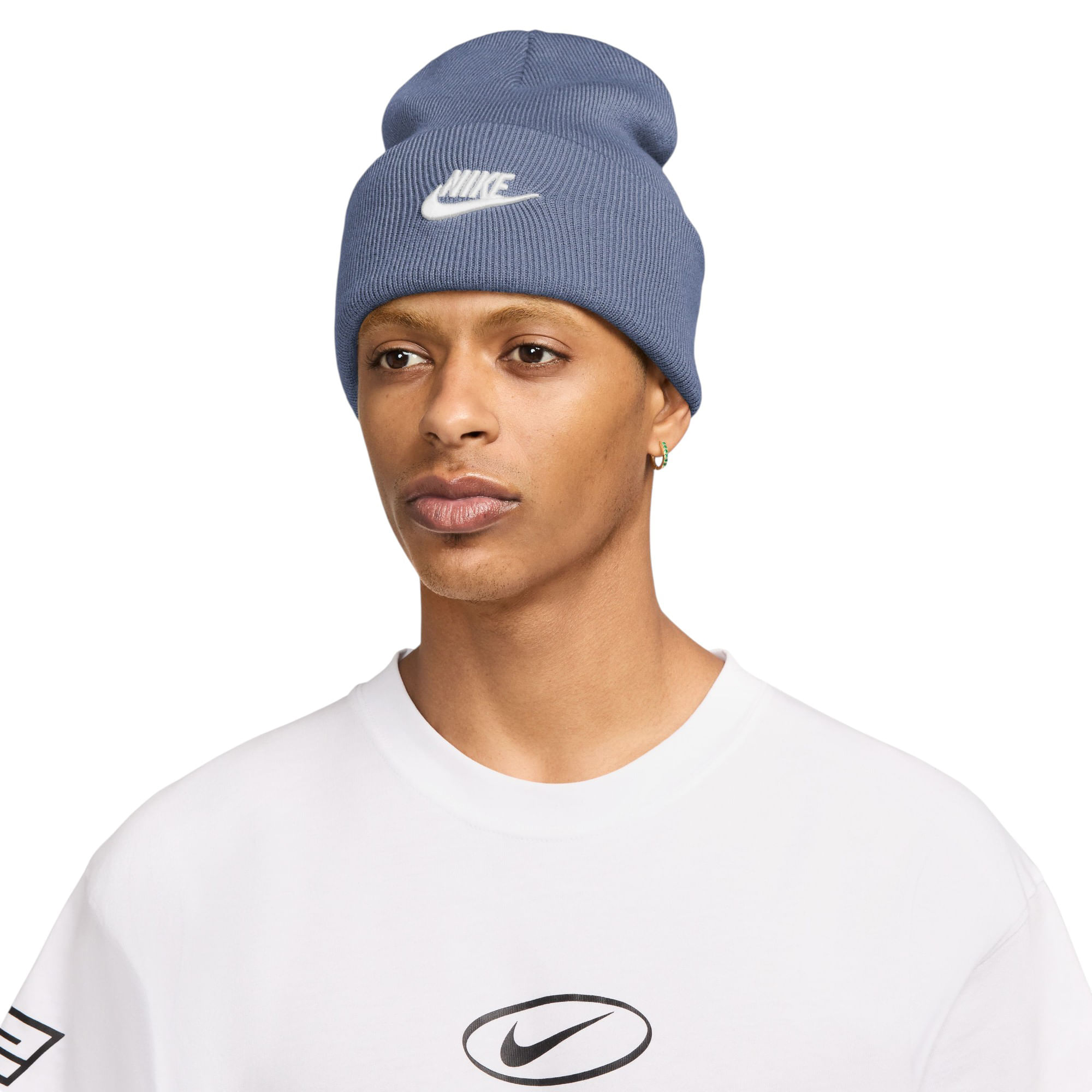 light blue nike beanie