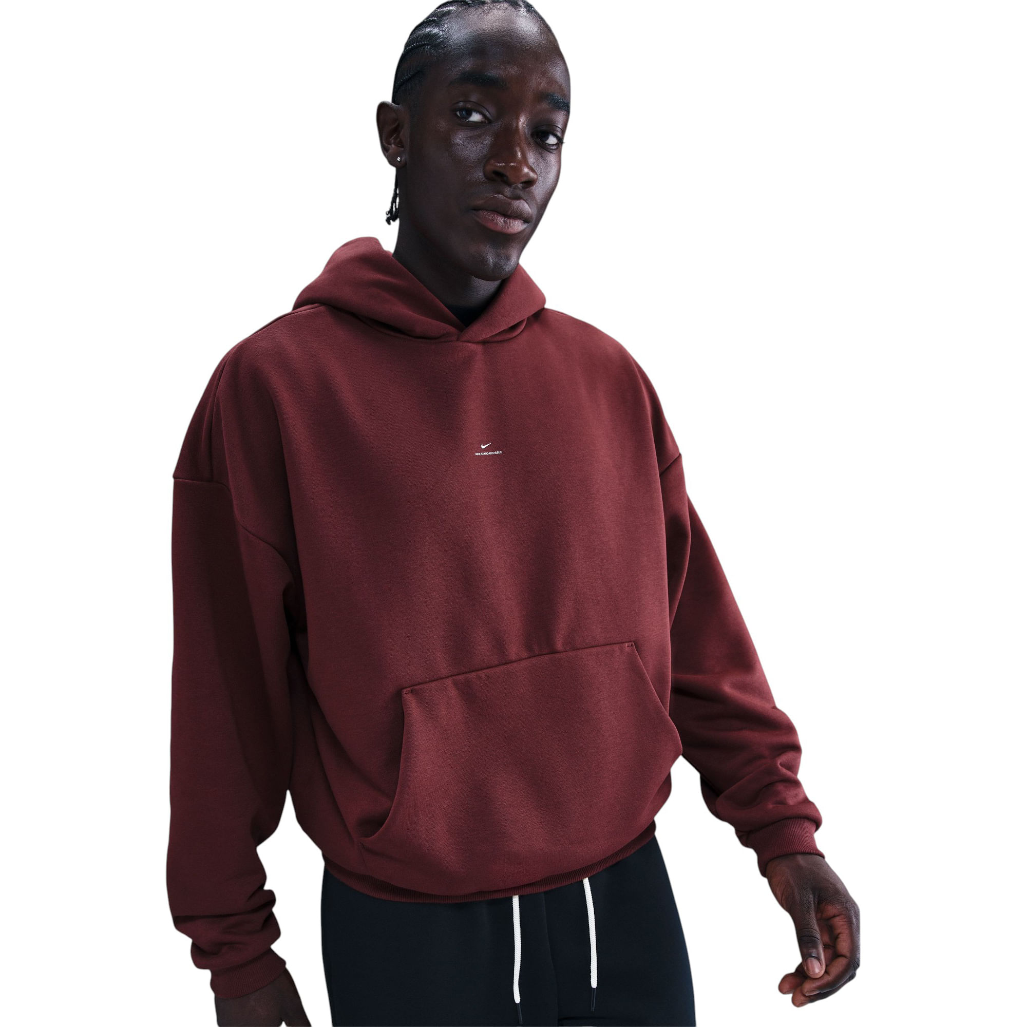 Nike-Therma-FIT-Brushed-Basketball-Pullover-Hoodie---Men-s-Dark-Team-Red---Pale-Ivory